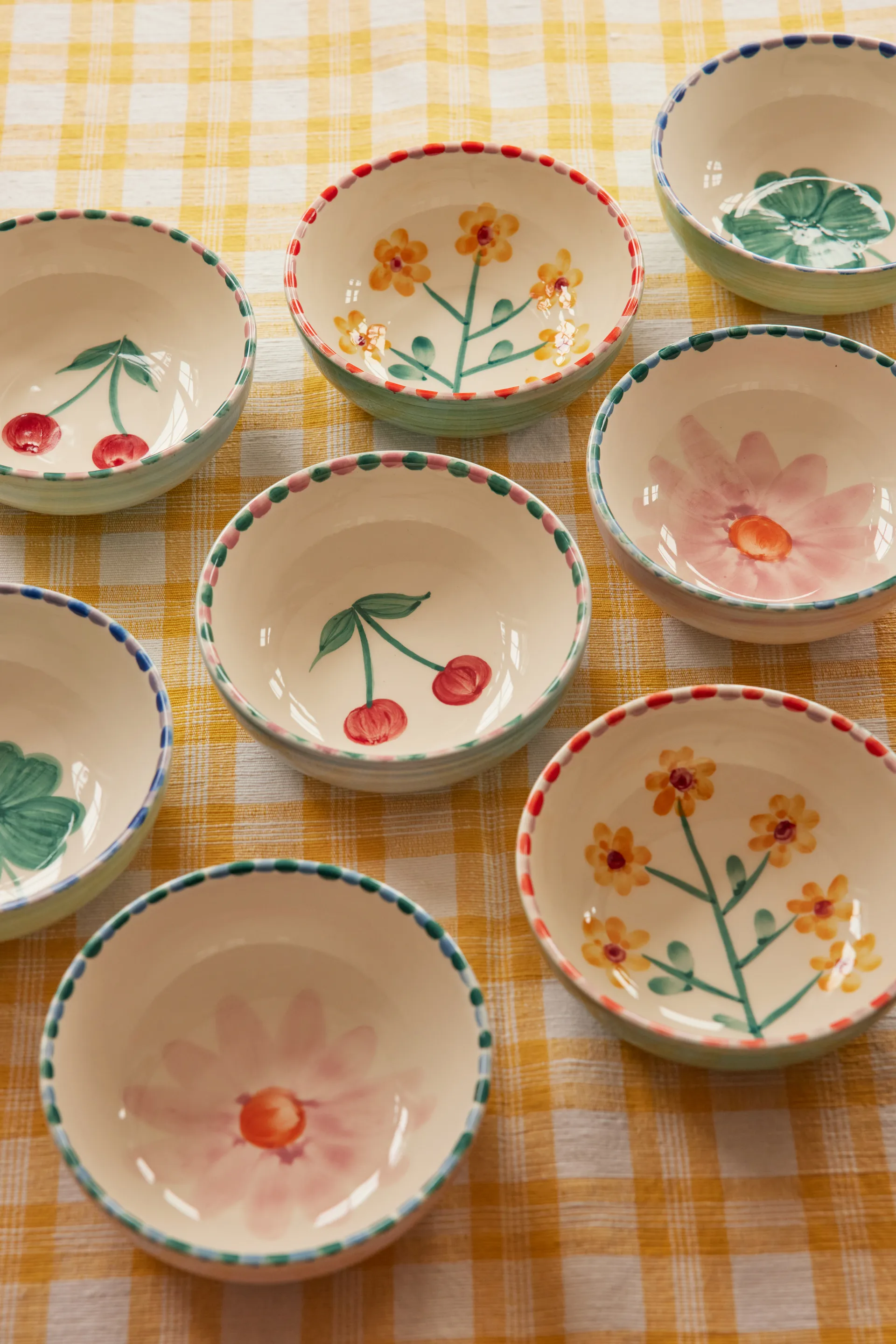 Miska ceramiczna Rice 35 cl, Soft Pink Flower-lavender RICE