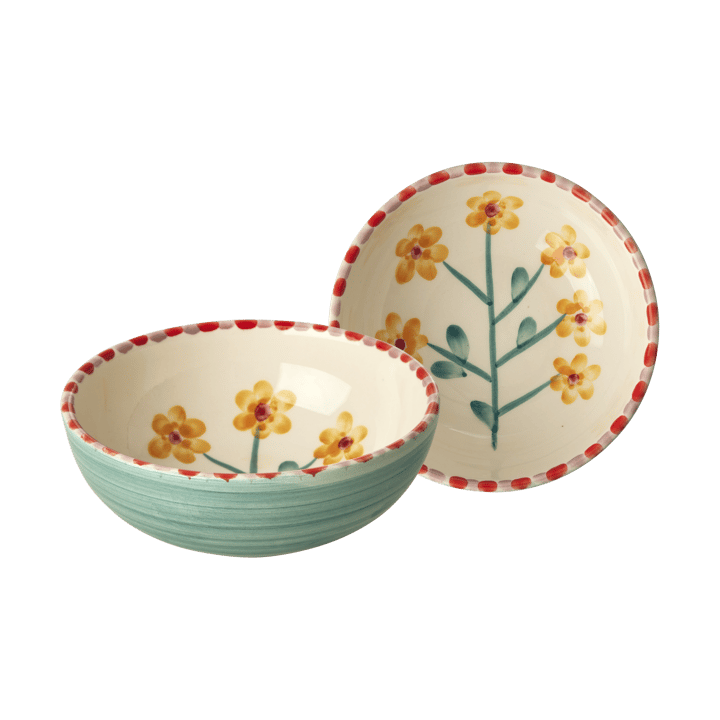 Miska ceramiczna Rice 35 cl, Yellow Flower-jade RICE