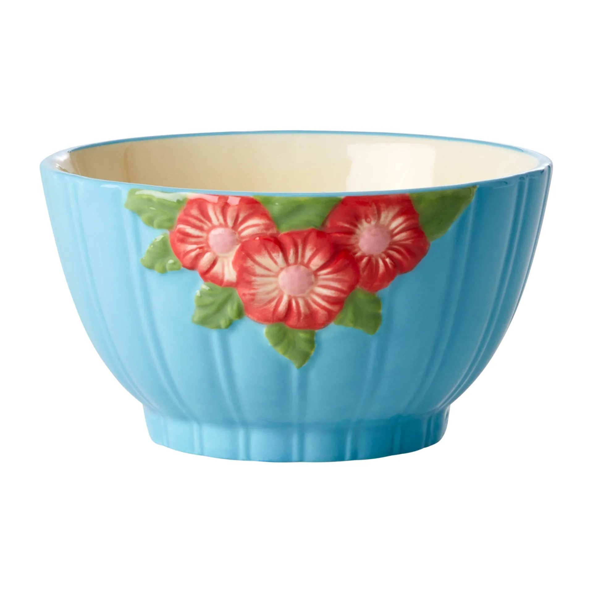 Miska ceramiczna Rice Embossed Flower Ø12 cm, Mint RICE