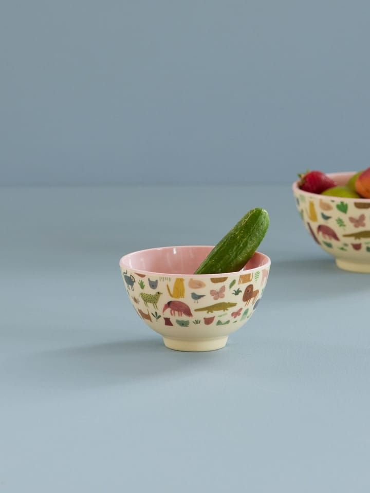 Miska melaminowa Rice Small, Sweet Jungle Print-Soft Pink RICE