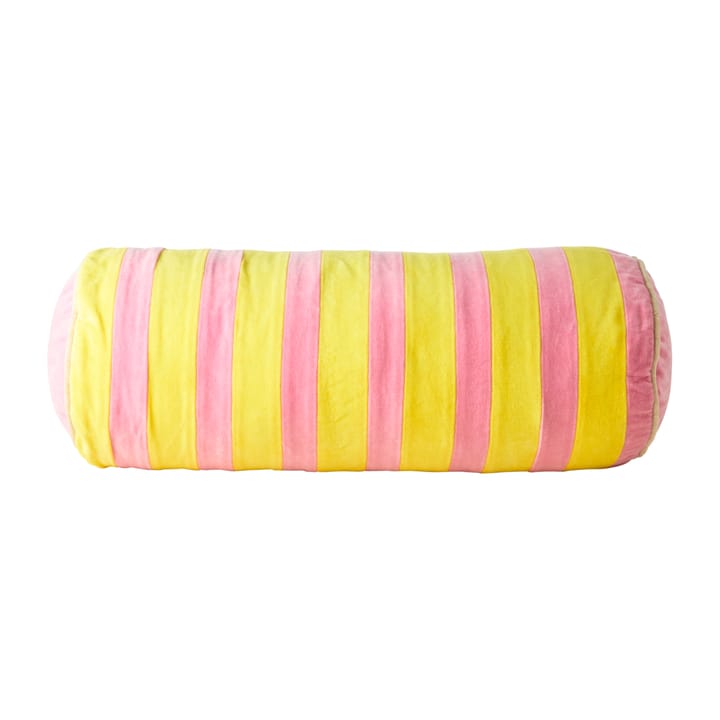 Poduszka wałek Rice 25x60 cm, Pink-yellow RICE