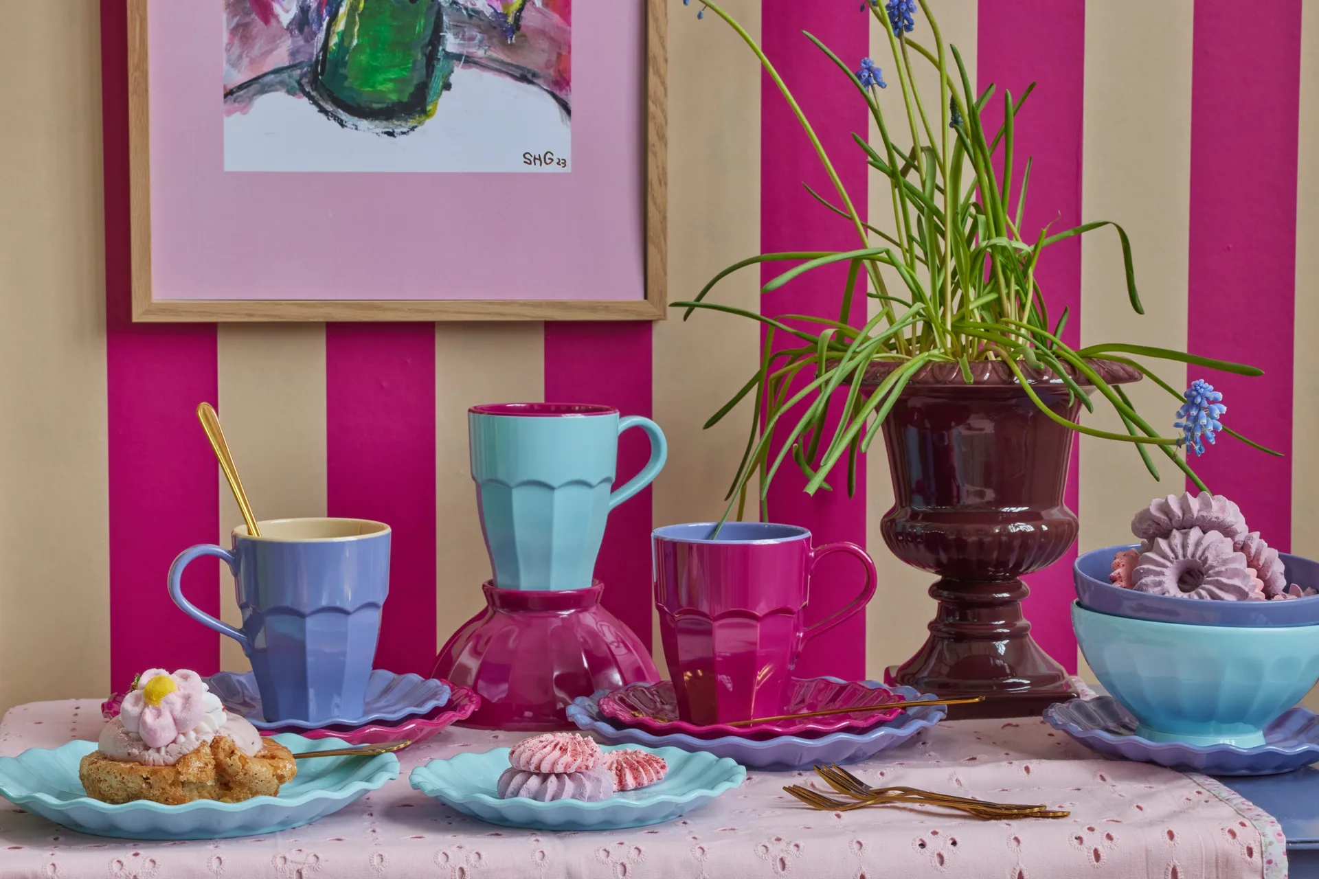 Rice kubek z melaminy, Lavender RICE