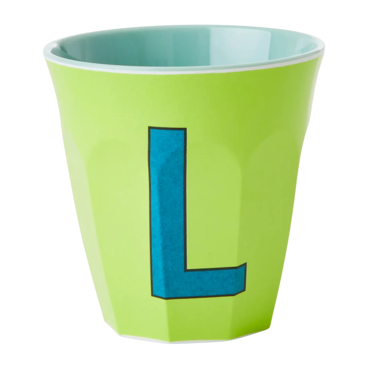Rice kubek z melaminy medium litera L 300 ml, Lime green RICE