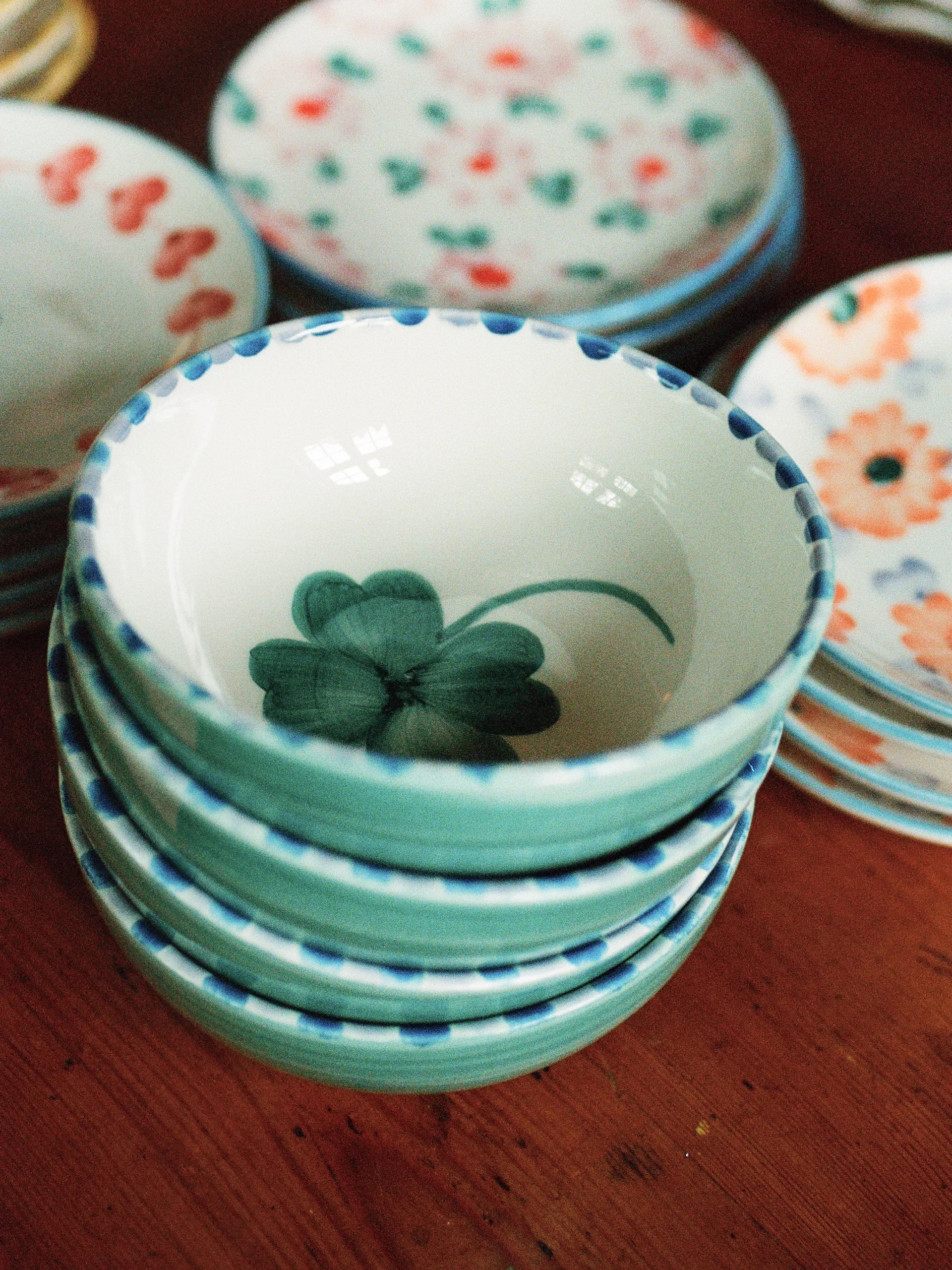 Rice miska ceramiczna 350 ml, Good Luck Clover-Soft green RICE
