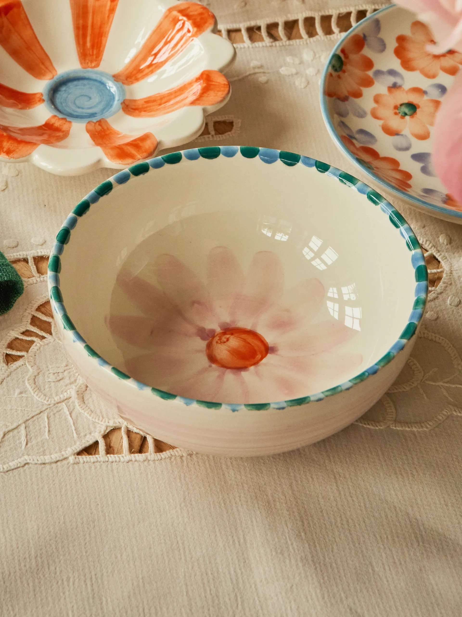 Rice miska ceramiczna 350 ml, Soft Pink Flower-lavender RICE