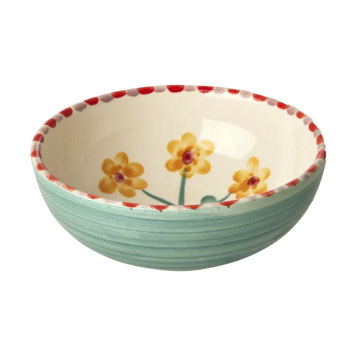 Rice miska ceramiczna 350 ml - Yellow Flower-jade - RICE