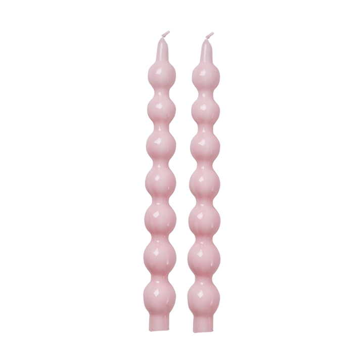 Świeca Rice 30,2 cm 2-pak - Soft pink - RICE