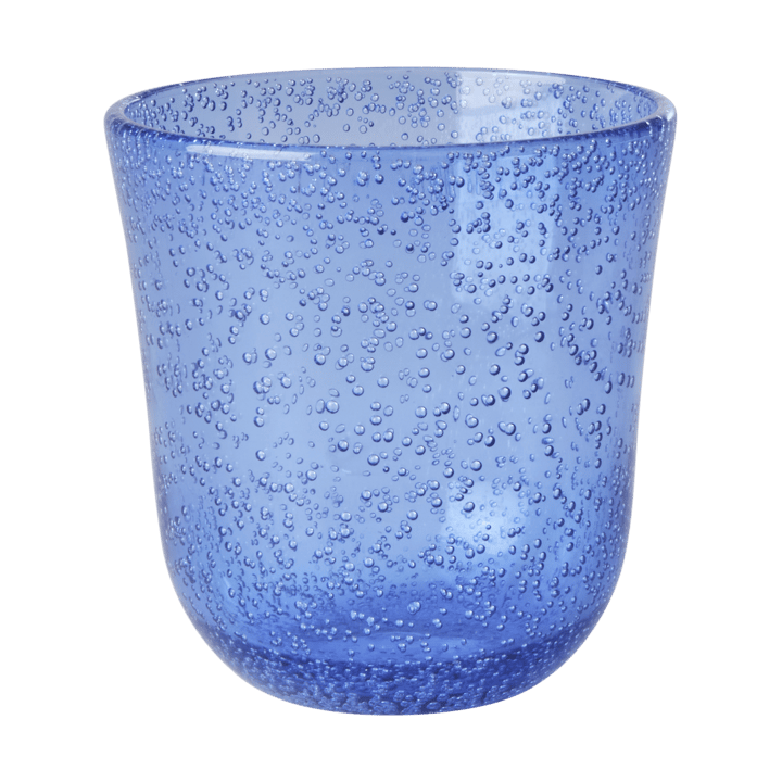 Szklanka akrylowa z bąbelkowym wzorem Rice 410 ml - Blue - RICE