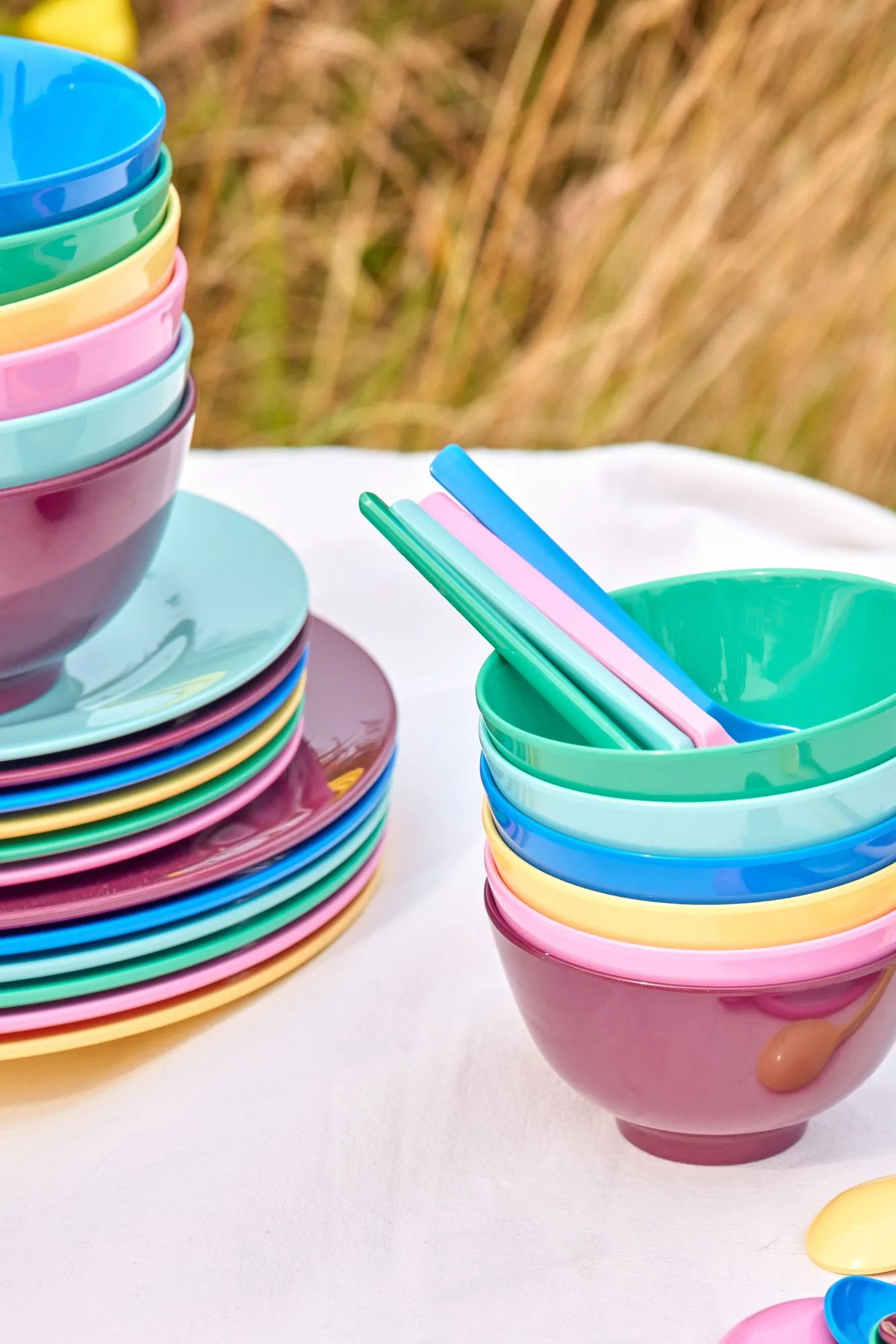 Talerz melaminowy Rice Ø21 cm 6-szt., Show youre true colors RICE