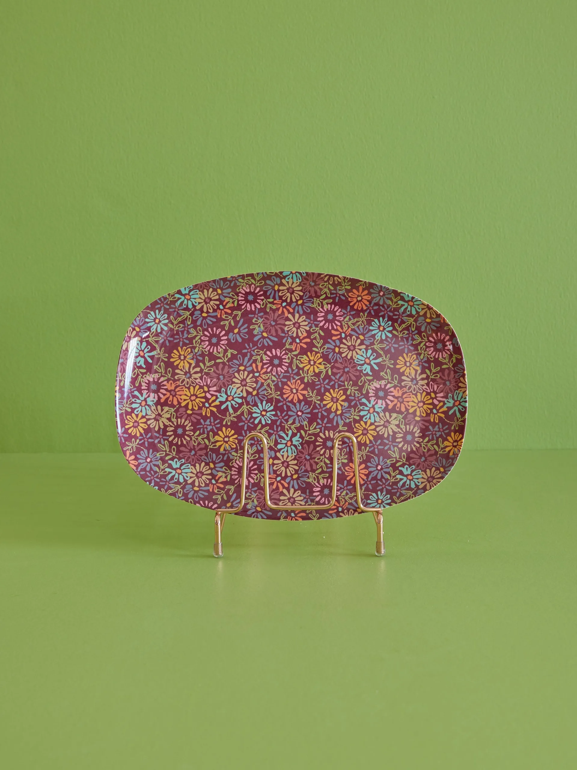 Talerz melaminowy Rice 22x30 cm, Stripes RICE