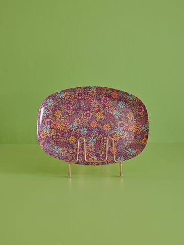 Talerz melaminowy Rice 22x30 cm - Stripes - RICE
