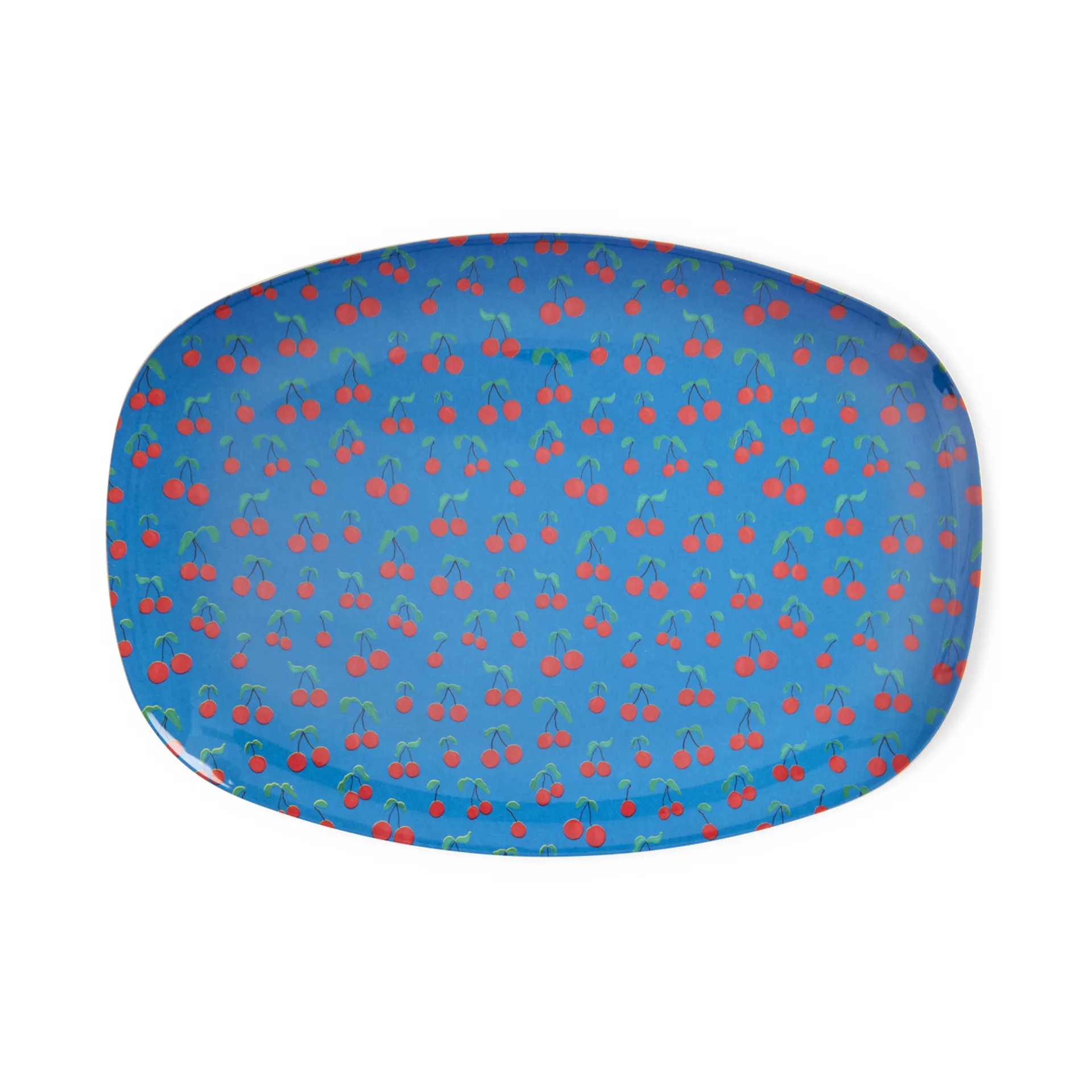 Talerz melaminowy Rice 22x30 cm, Wiśnia RICE