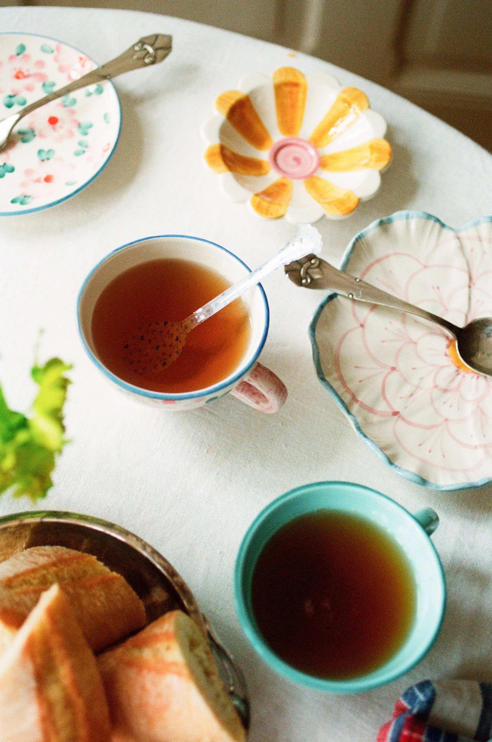 Talerz Rice Flower Ø19,5 cm, Blue border RICE