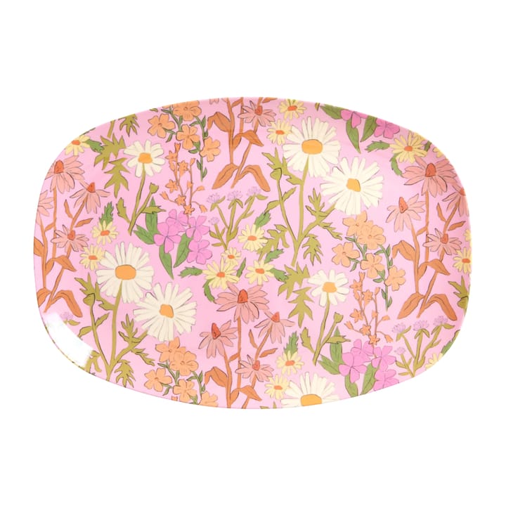 Talerz Rice z melaminy 22x30 cm - Daisy dearest - RICE