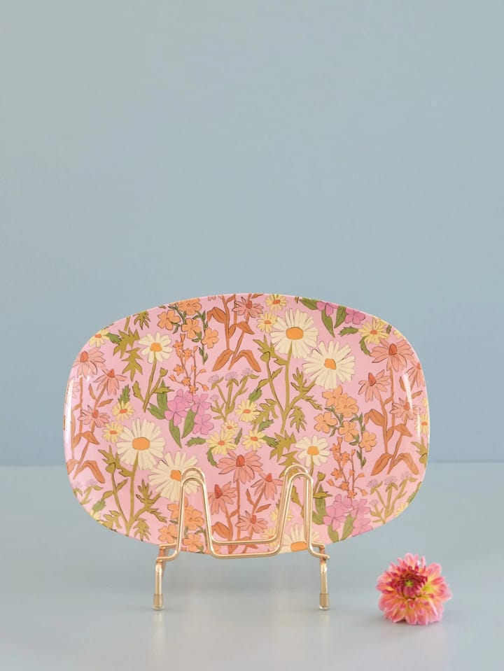 Talerz Rice z melaminy 22x30 cm - Daisy dearest - RICE