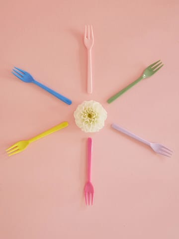 Widelec melaminowy Rice 6 szt. - Multicolor - RICE