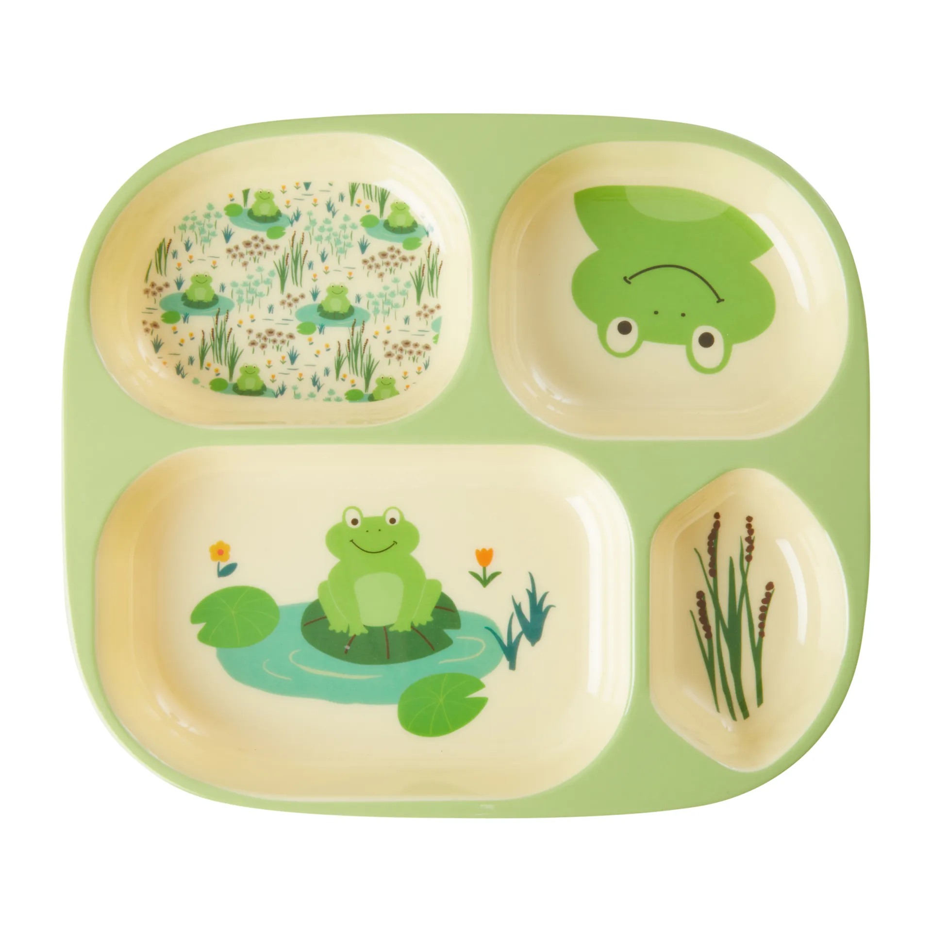 Zastawa stołowa dla dzieci Rice 4 szt., Frog RICE