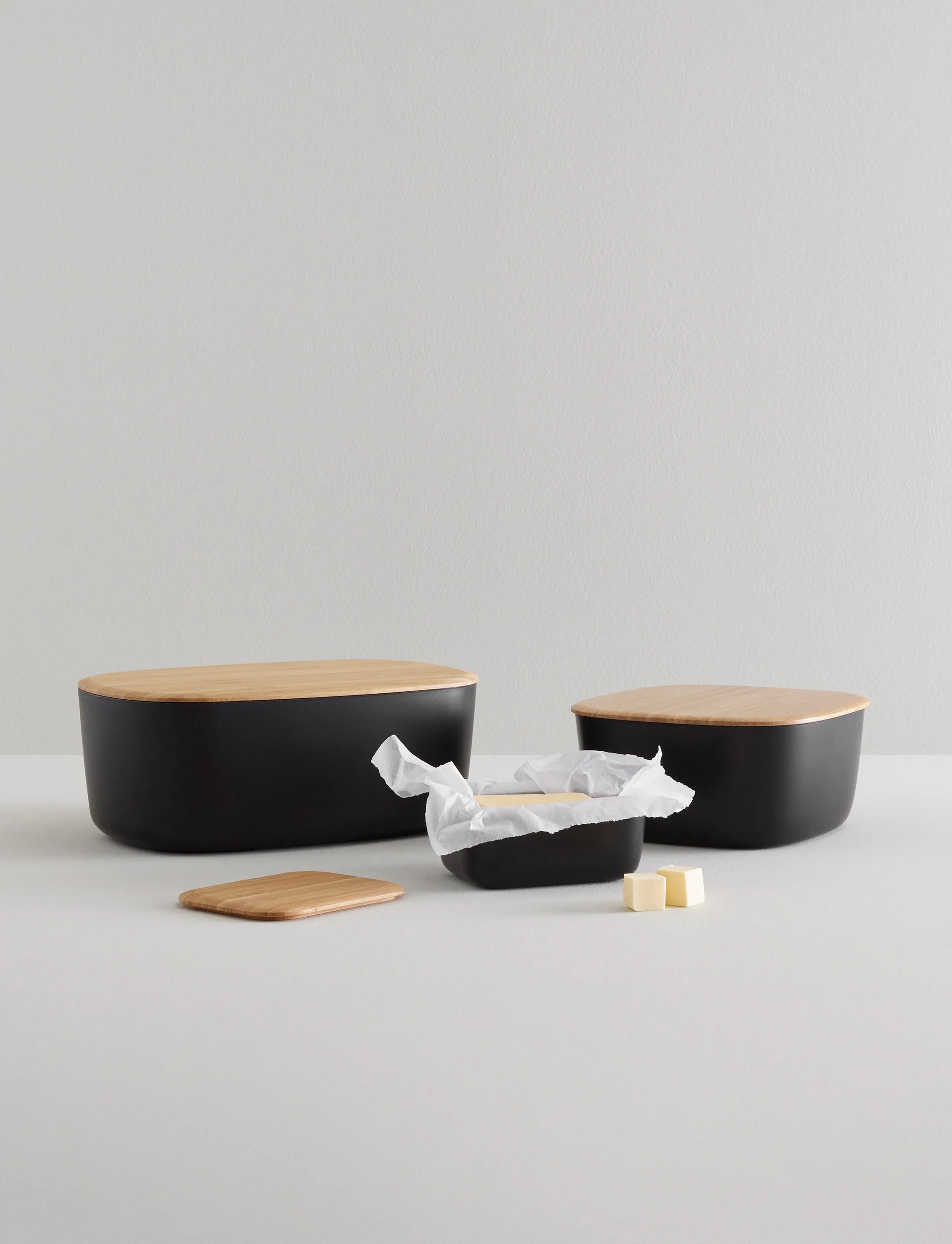 Chlebak BOX-IT 23x23 cm, Black RIG-TIG