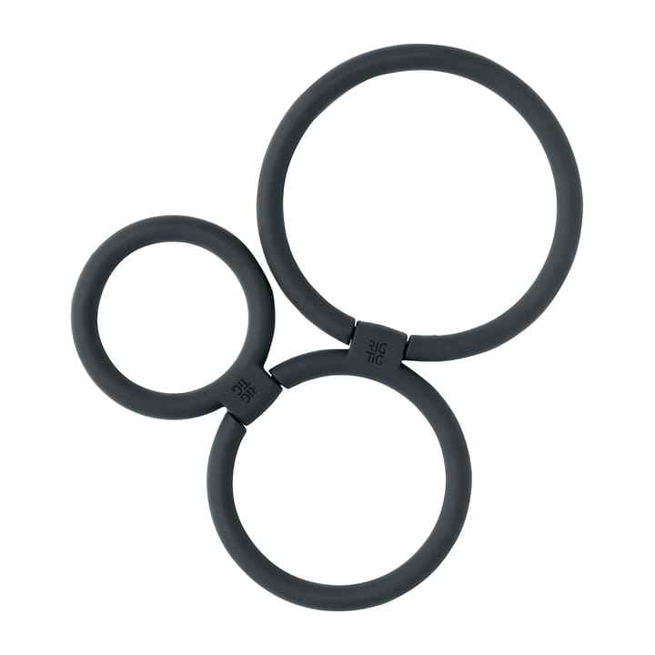CIRCLES podkładka pod rondel Ø13 cm, Czarny RIG-TIG
