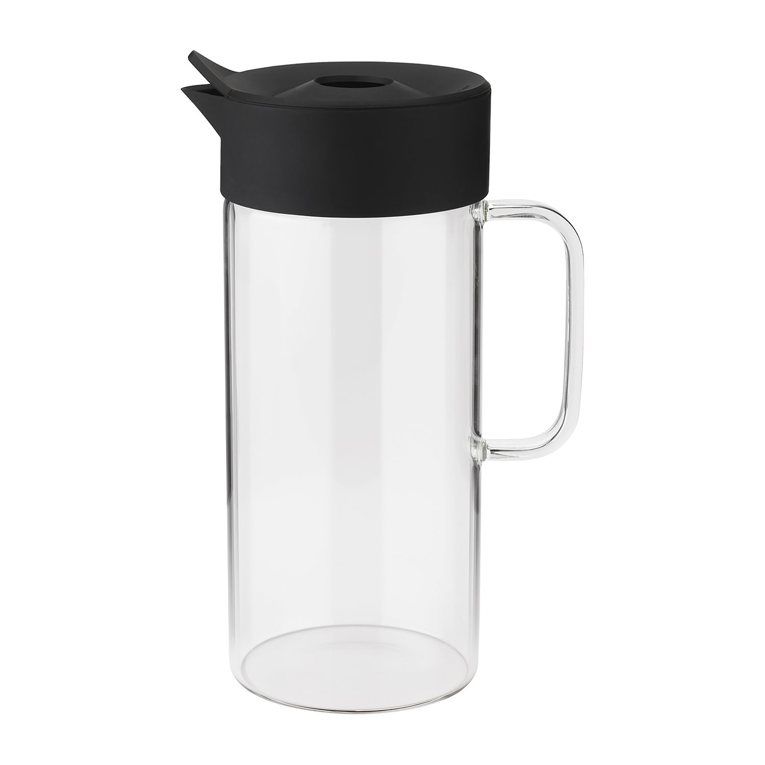 RIG-TIG Dzbanek do serwowania PIP 1,4 L Czarny | Skandynawski Design | Dzbanki i karafki do wody | Czarny