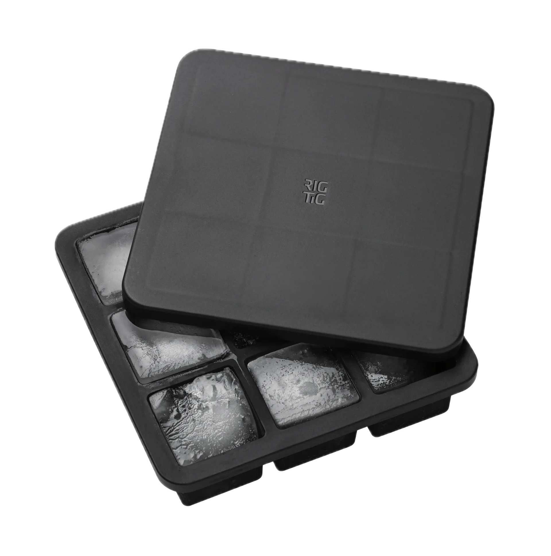 Forma do kostek  lodu z pokrywką FREEZE-IT, 5x19x19 cm RIG-TIG