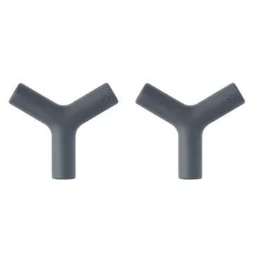 HANG-IT wieszaki 2-pak - Ciemnoszary - RIG-TIG