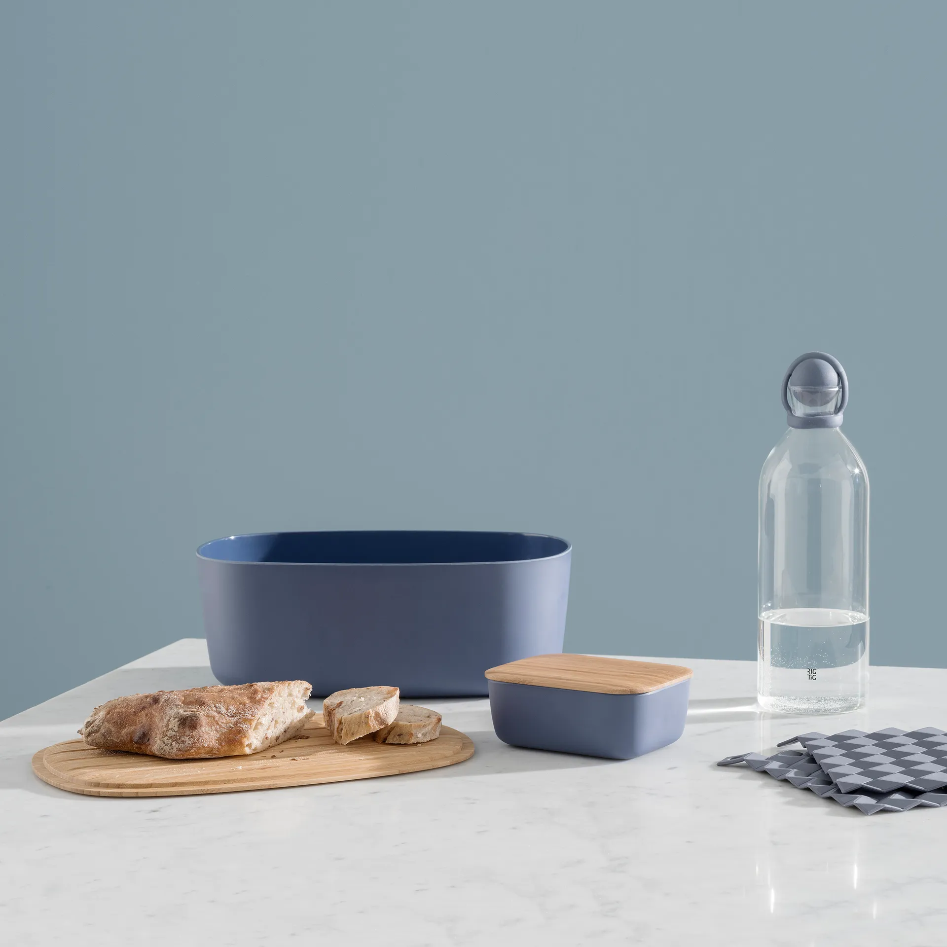 HOLD-ON łapki do garnków 2-pak, Szary RIG-TIG