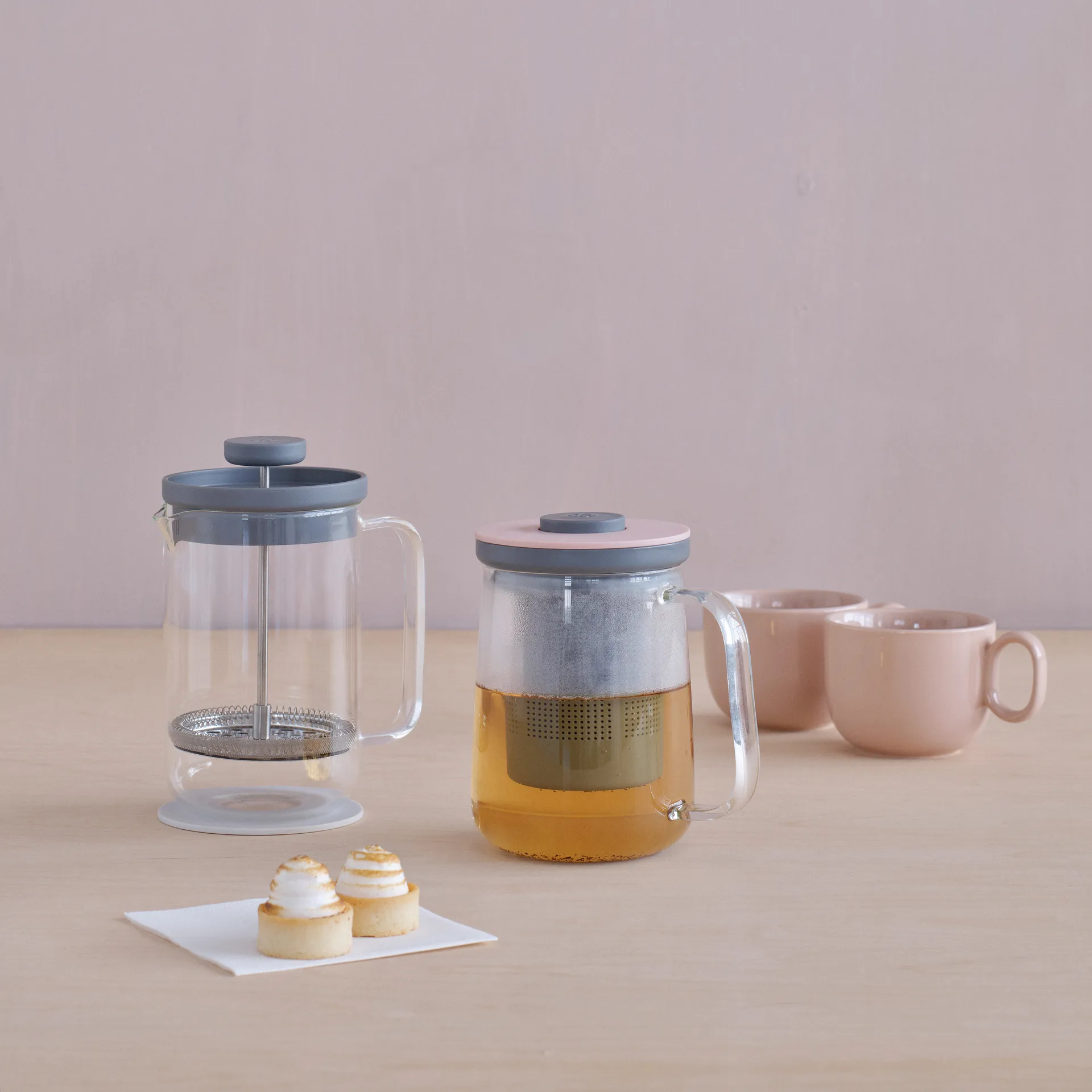 Press do kawy Brew-It 0,8 L, Szary RIG-TIG