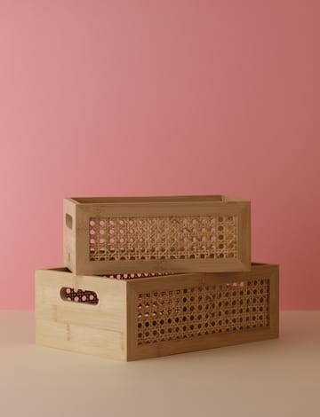 Pudełko do przechowywania Bamboo box 20x30 cm - Bambus - RIG-TIG