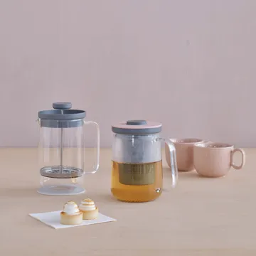 Szklany press do kawy Brew-It 0,8 L - Przezroczysty - RIG-TIG