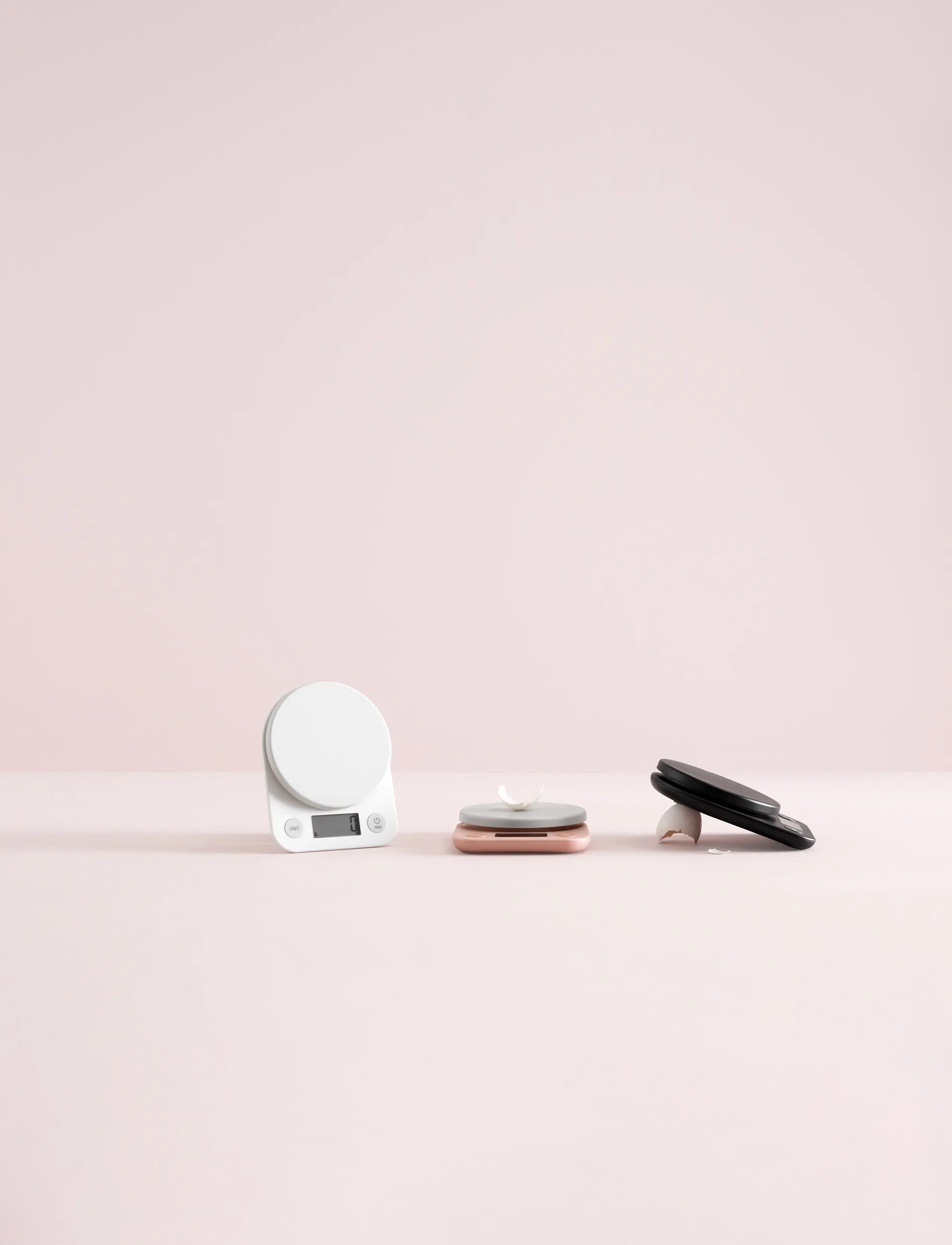 Waga kuchenna FOODIE, White RIG-TIG