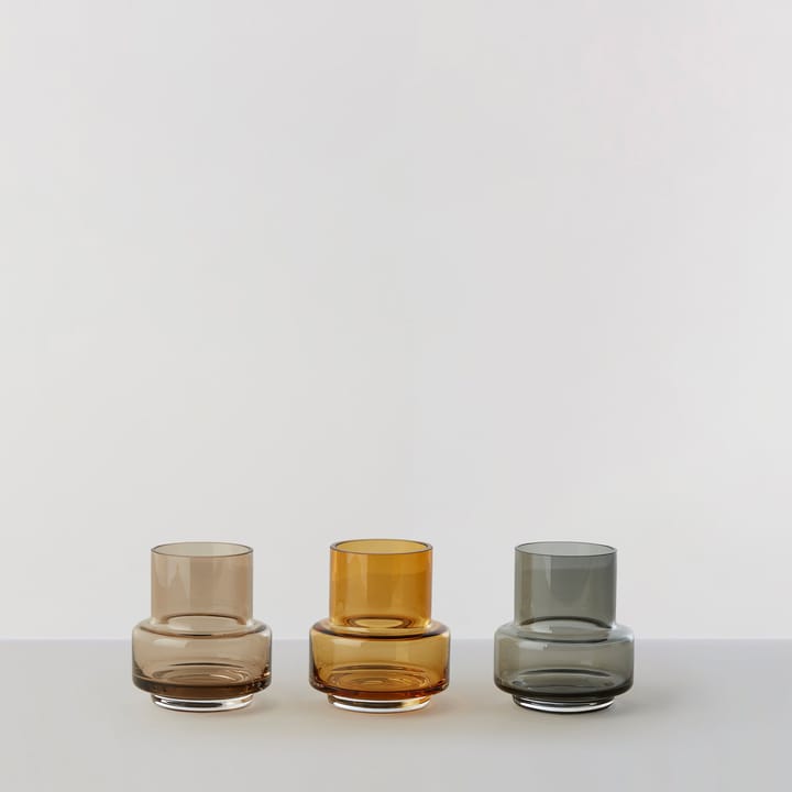 
Hurricane tealight no. 25, Sepia brown Ro Collection