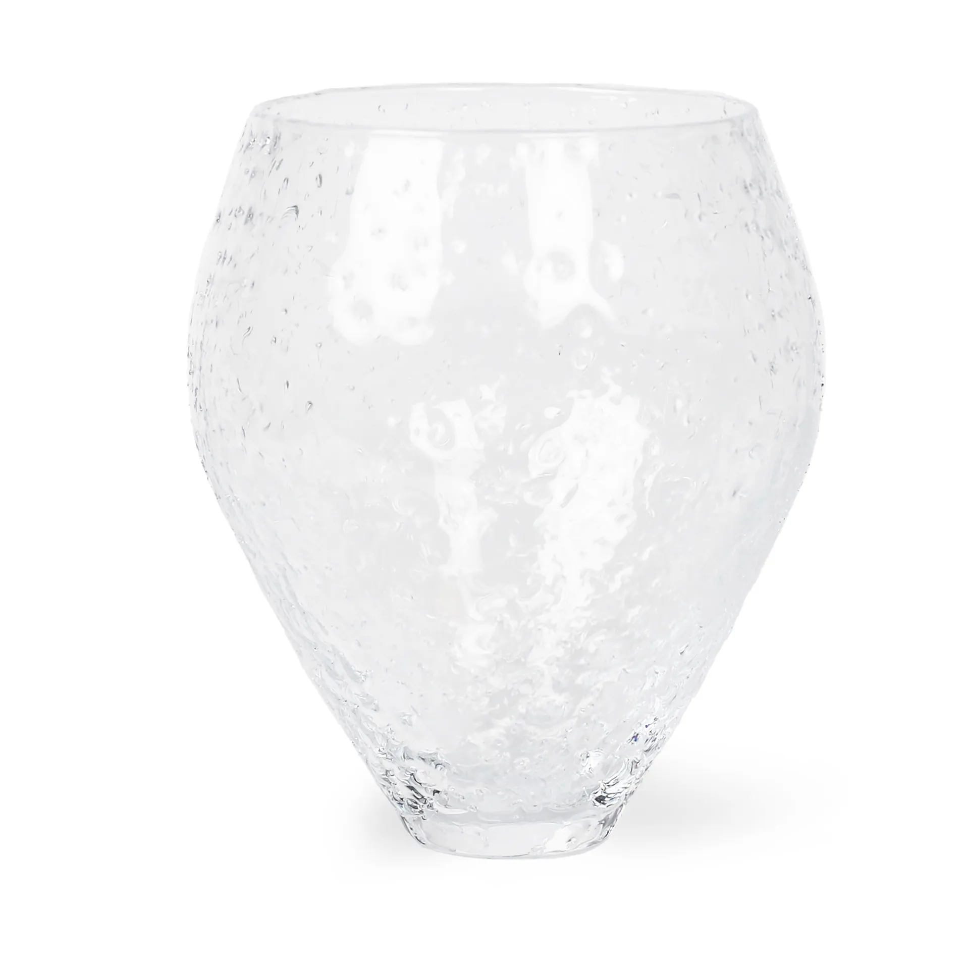 Wazon szklany Crushed medium, Clear Ro Collection