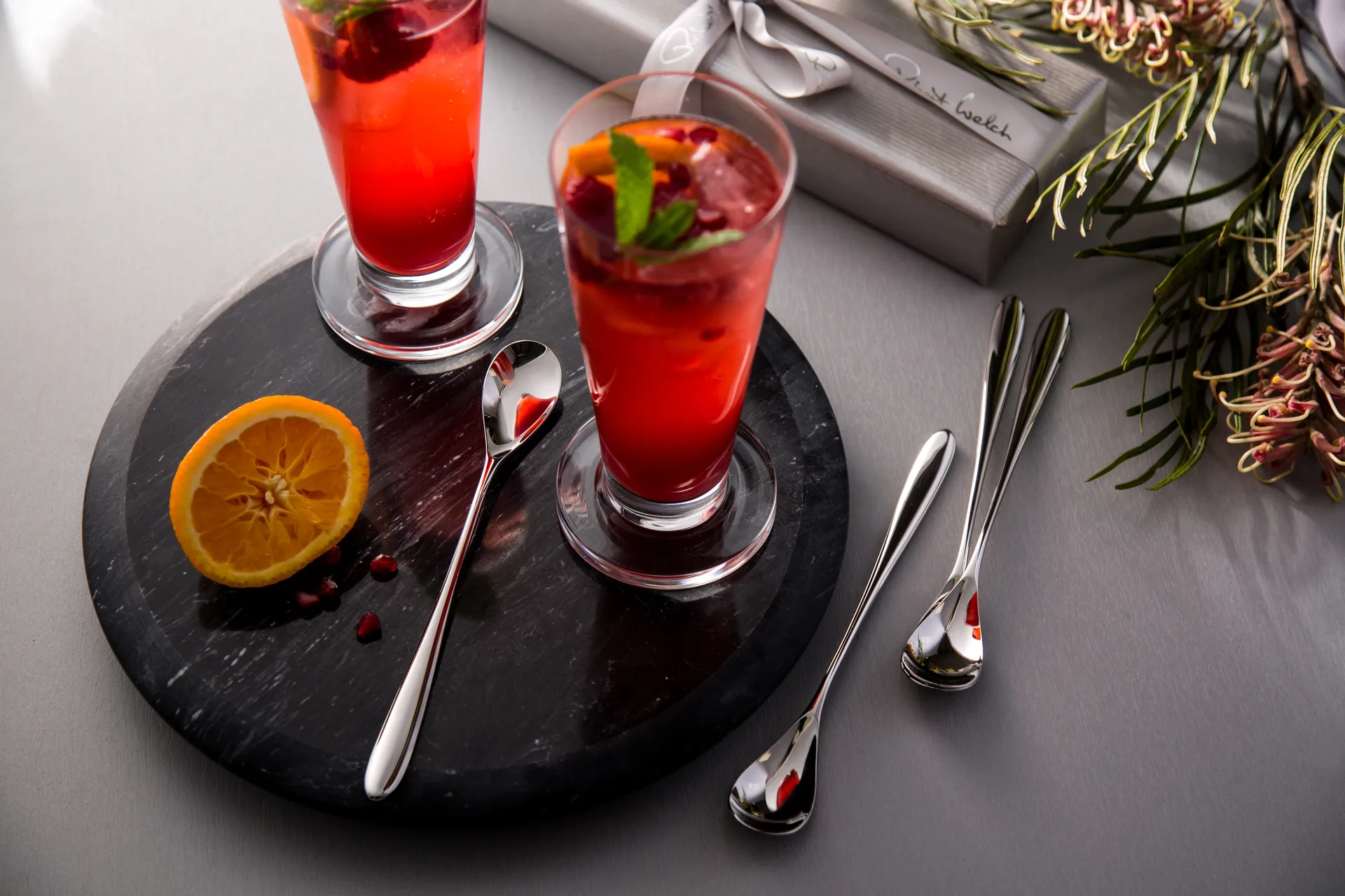 Bourton Bright łyżka do latte 4 części, Stal nierdzewna Robert Welch