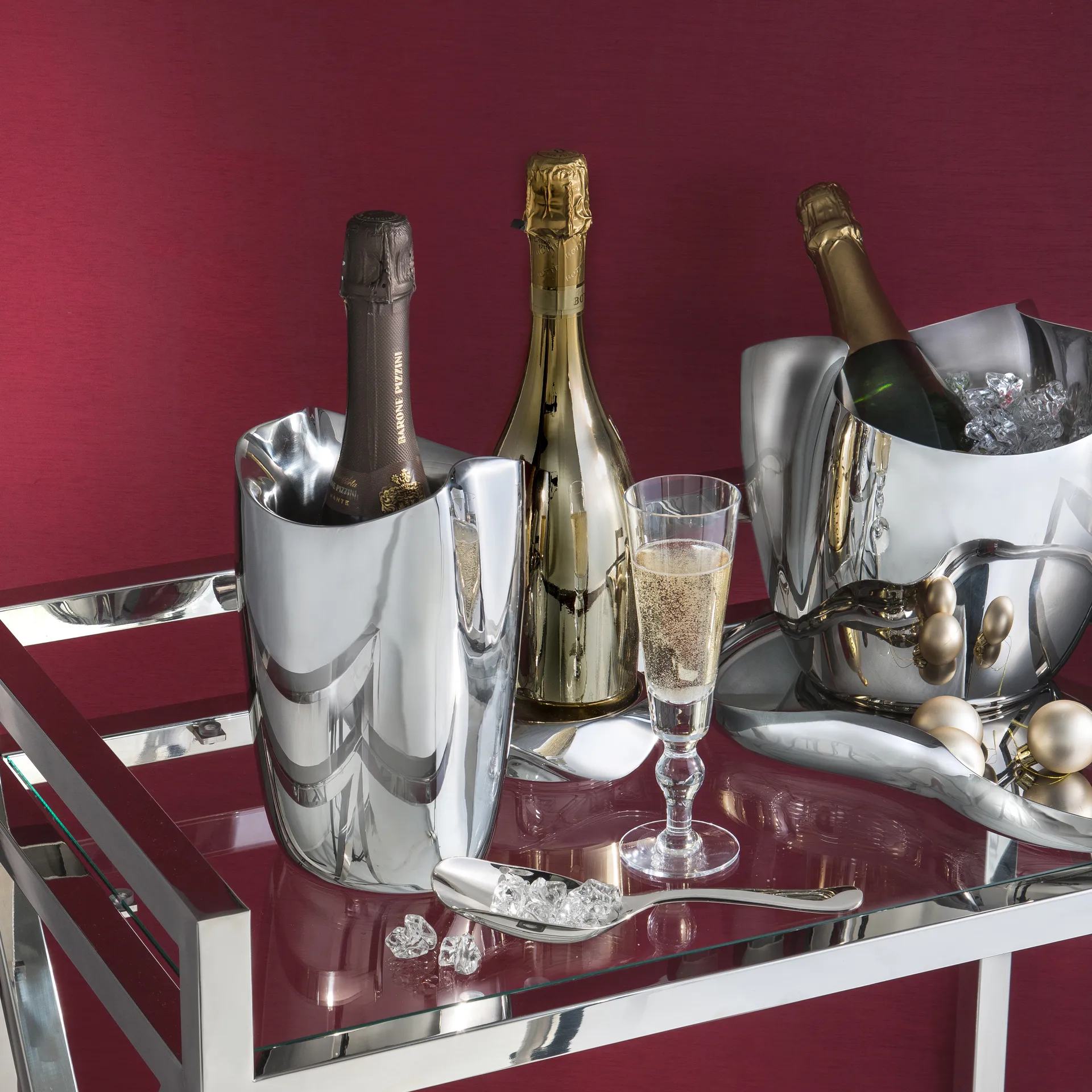 Drift - Chłodziarka do wina z podwójną ścianką, Stal nierdzewna Robert Welch