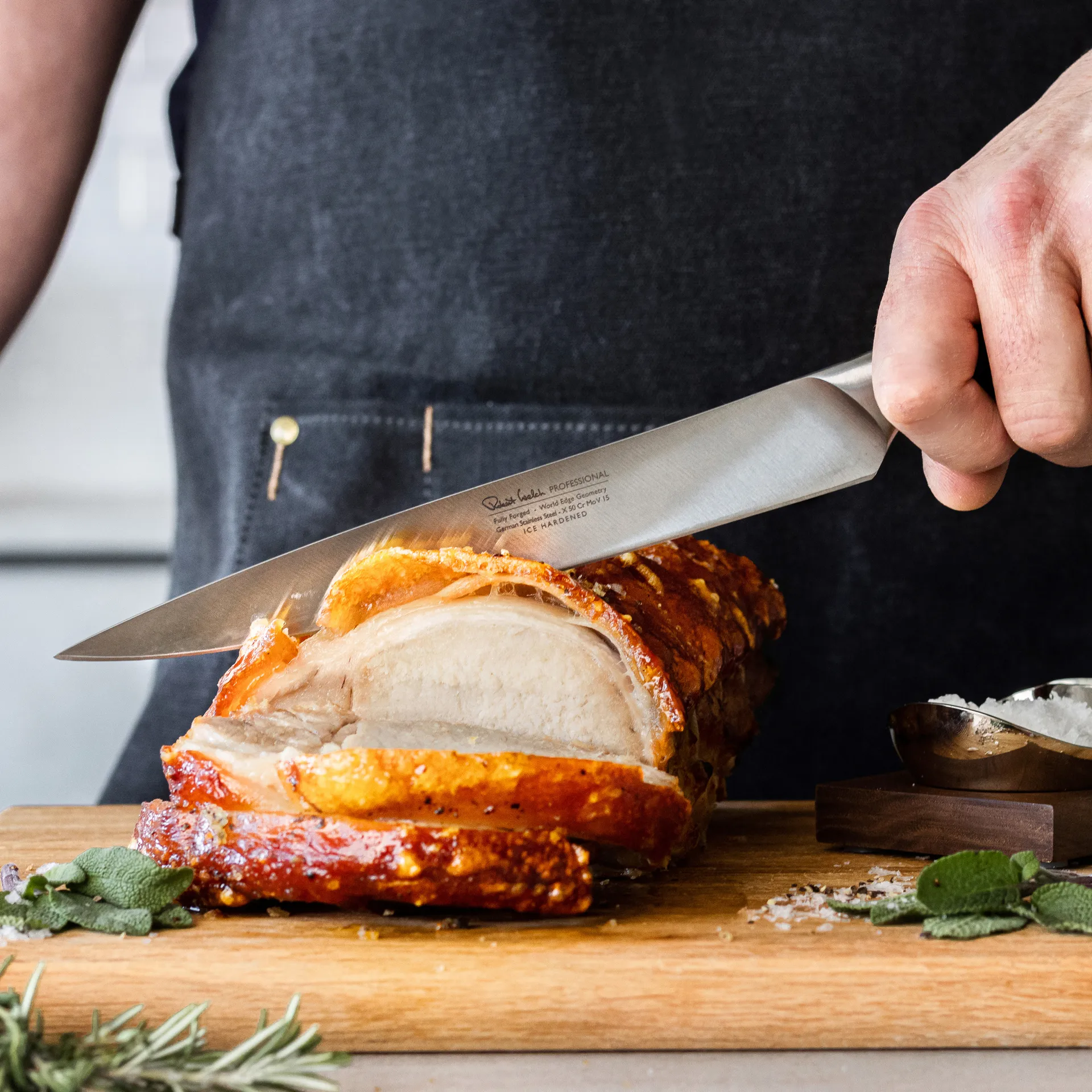 Nóż do tranżerowania Robert Welch Professional 22 cm, Stal nierdzewna Robert Welch