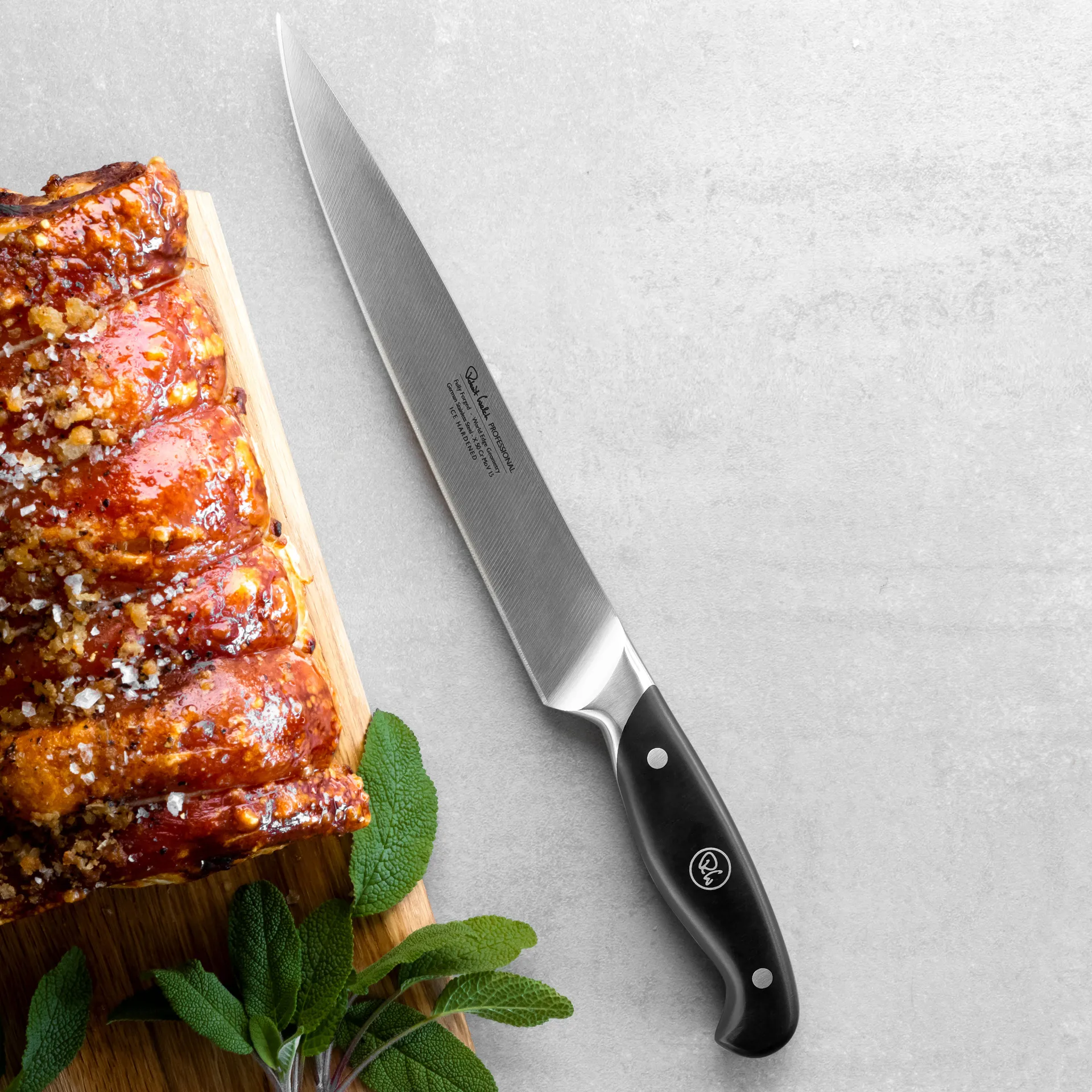 Nóż do tranżerowania Robert Welch Professional 22 cm, Stal nierdzewna Robert Welch