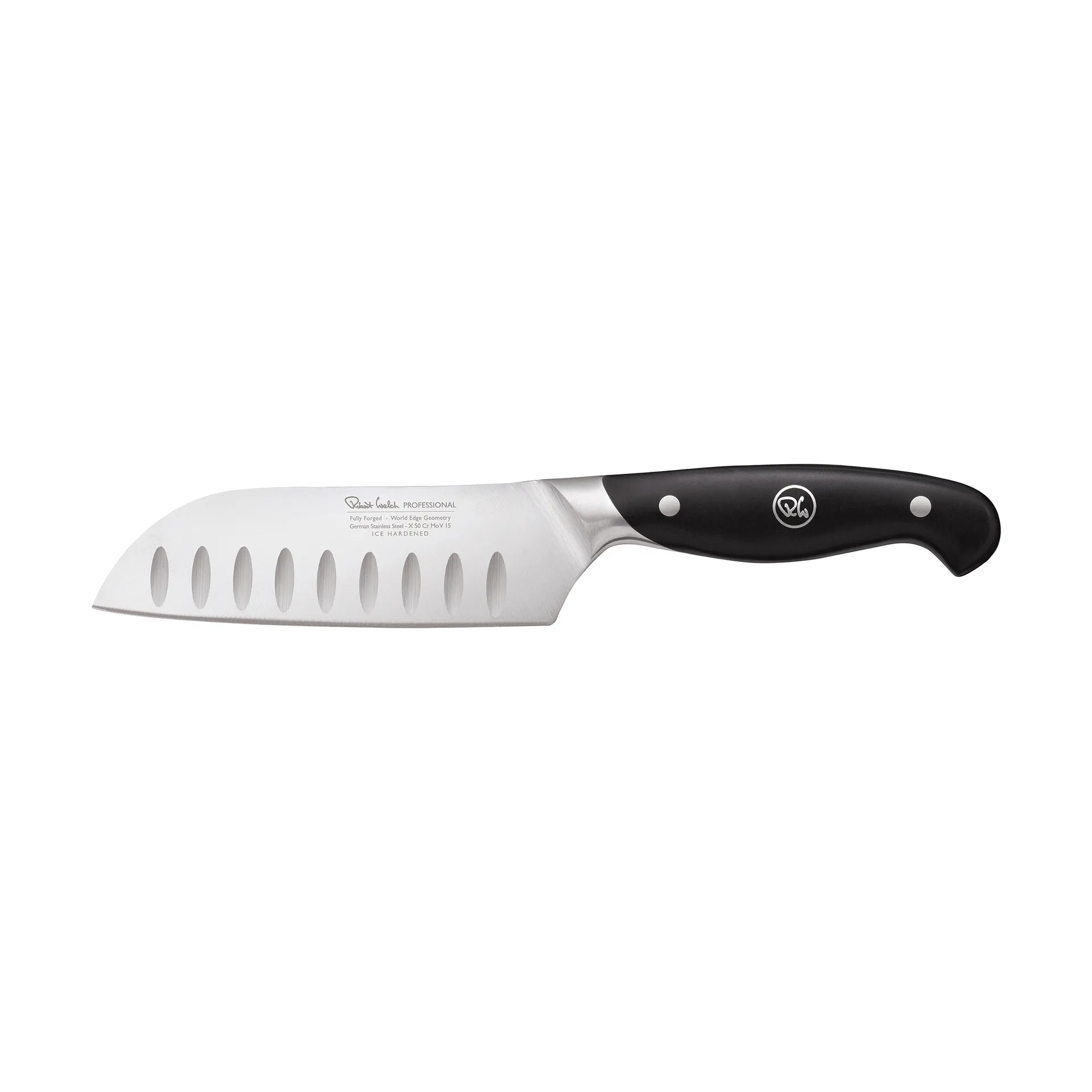 Nóż santoku Robert Welch Professional 14 cm, Stal nierdzewna Robert Welch