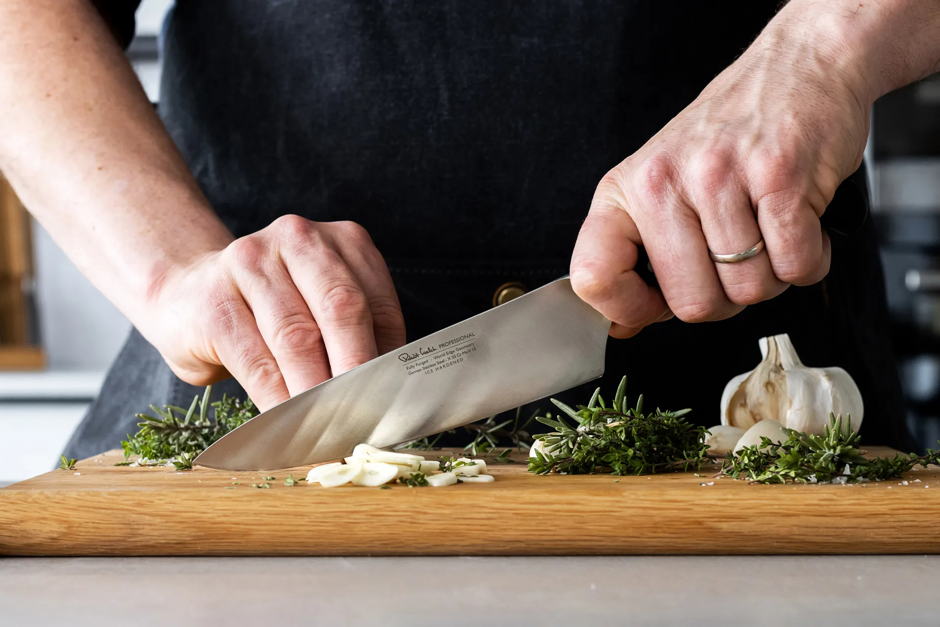 Nóż szefa kuchni Robert Welch Professional, stal nierdzewna, 18 cm Robert Welch