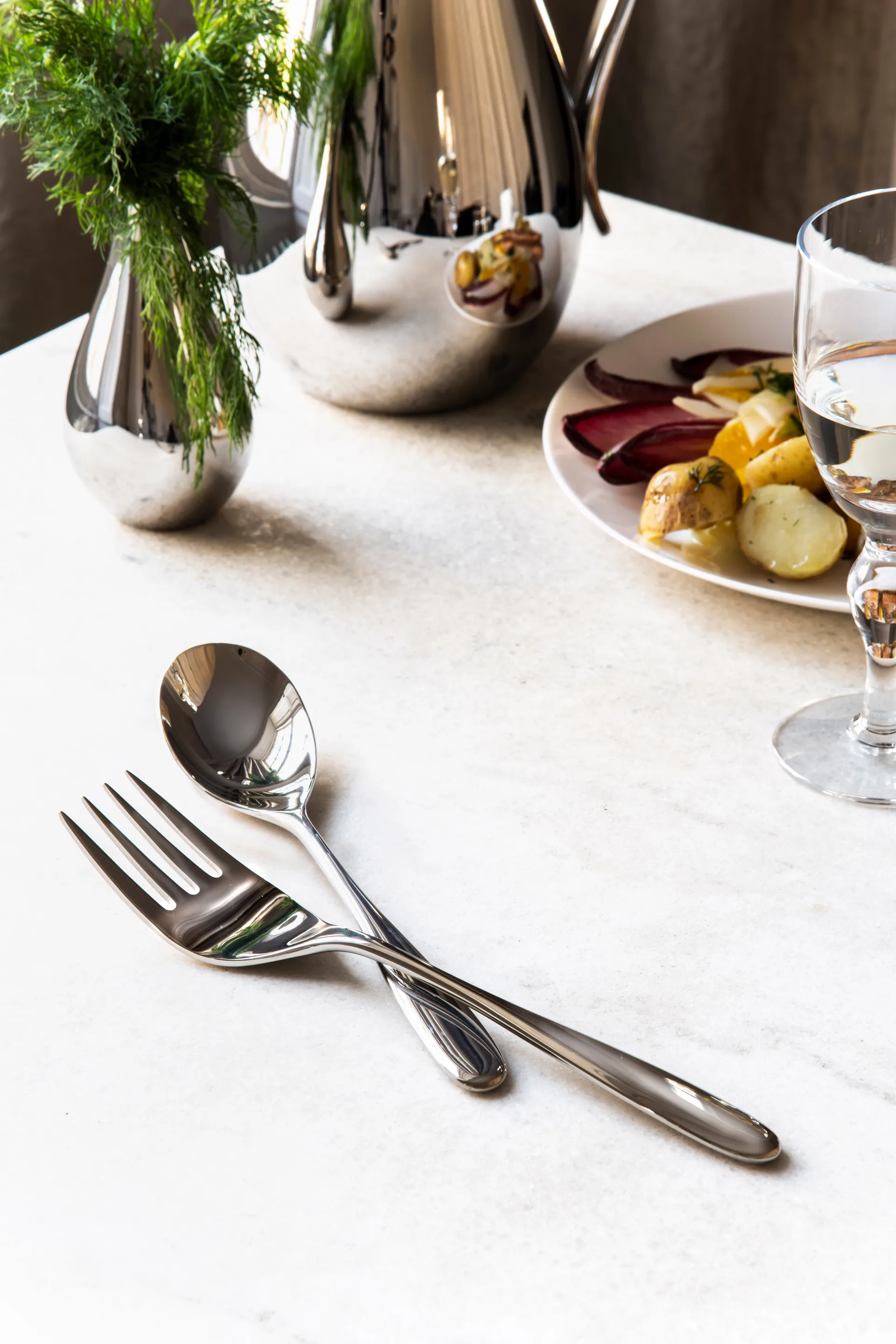 Sztućce do serwowania Stanton Bright 3 cz., Stal nierdzewna Robert Welch