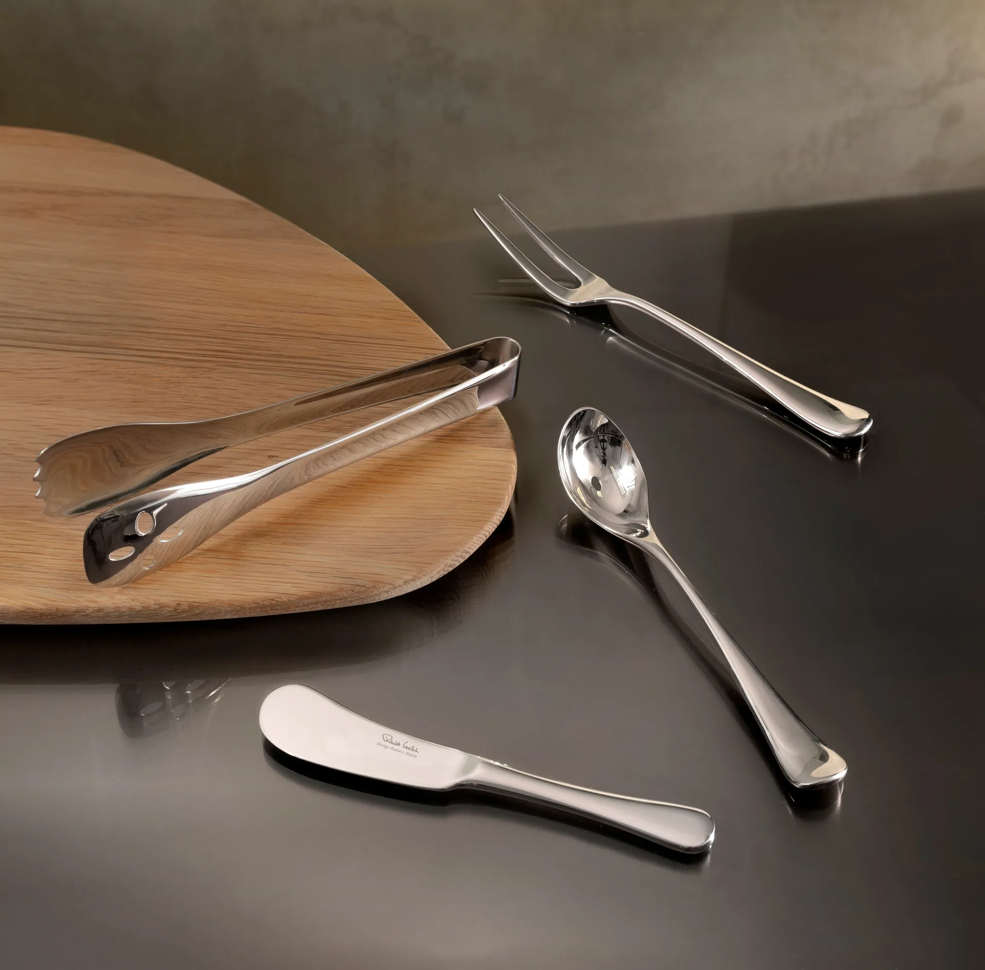 Widelec delikatesowy Radford blank, Stal nierdzewna Robert Welch