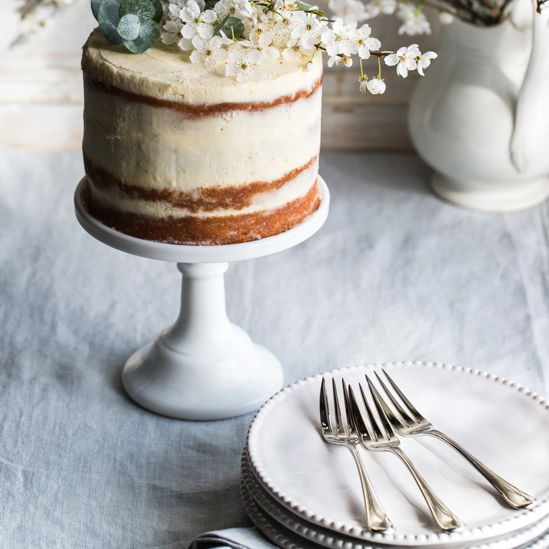 Widelec deserowy Radford błyszczący, Stal nierdzewna Robert Welch