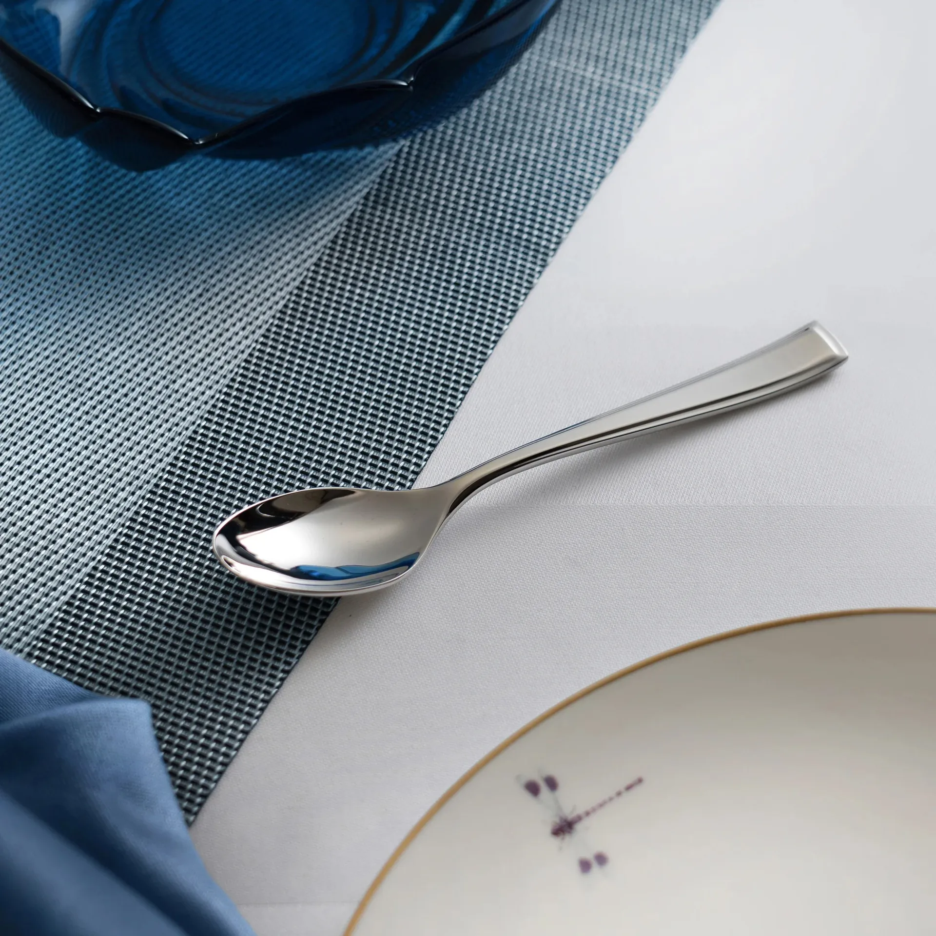 Łyżeczka Fairford bright US, Stal nierdzewna, 15,7 cm Robert Welch