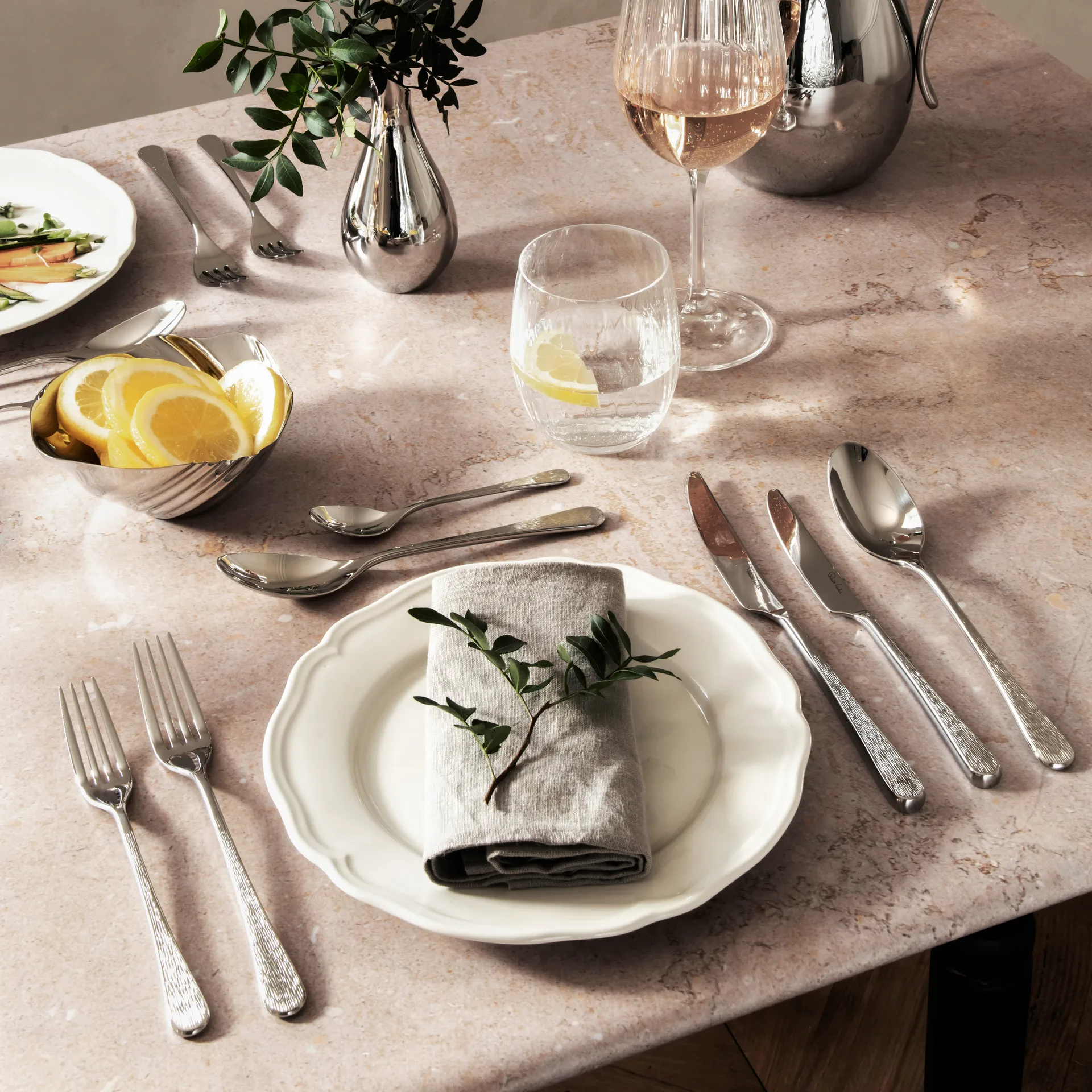 Łyżka deserowa Skye Bright, Stal nierdzewna Robert Welch