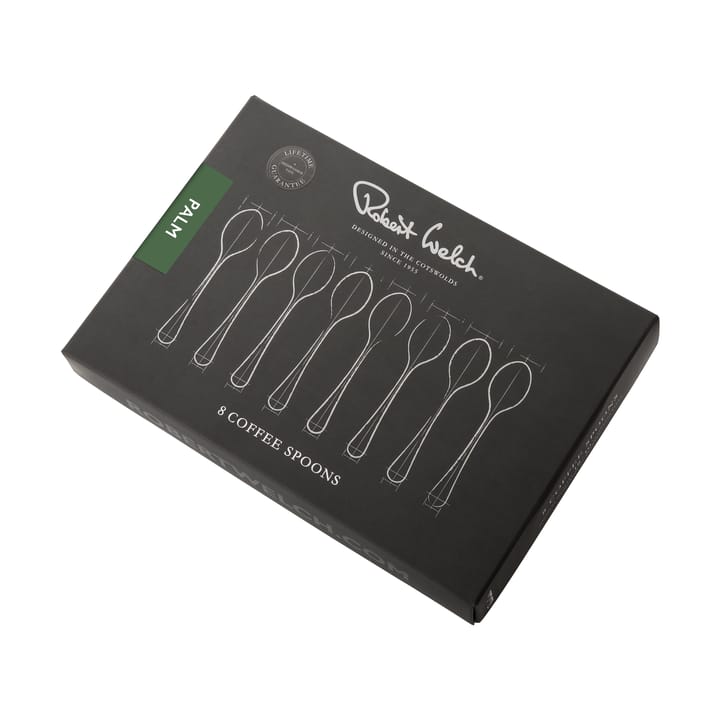 Łyżka do kawy Palm Bright, 8-pak, Stal nierdzewna Robert Welch