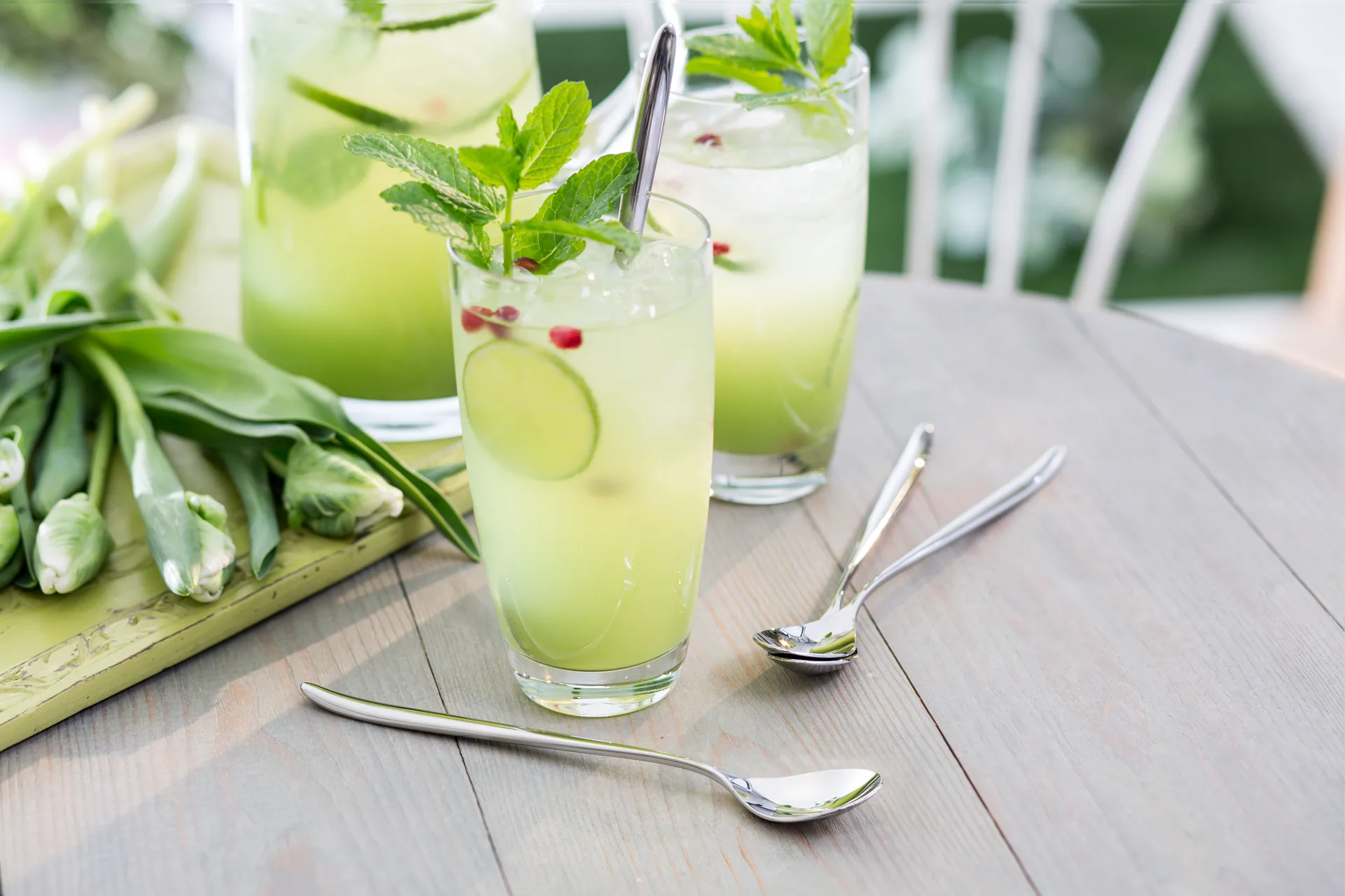 Łyżka do latte Hidcote Bright, 4-pak, Stal nierdzewna Robert Welch