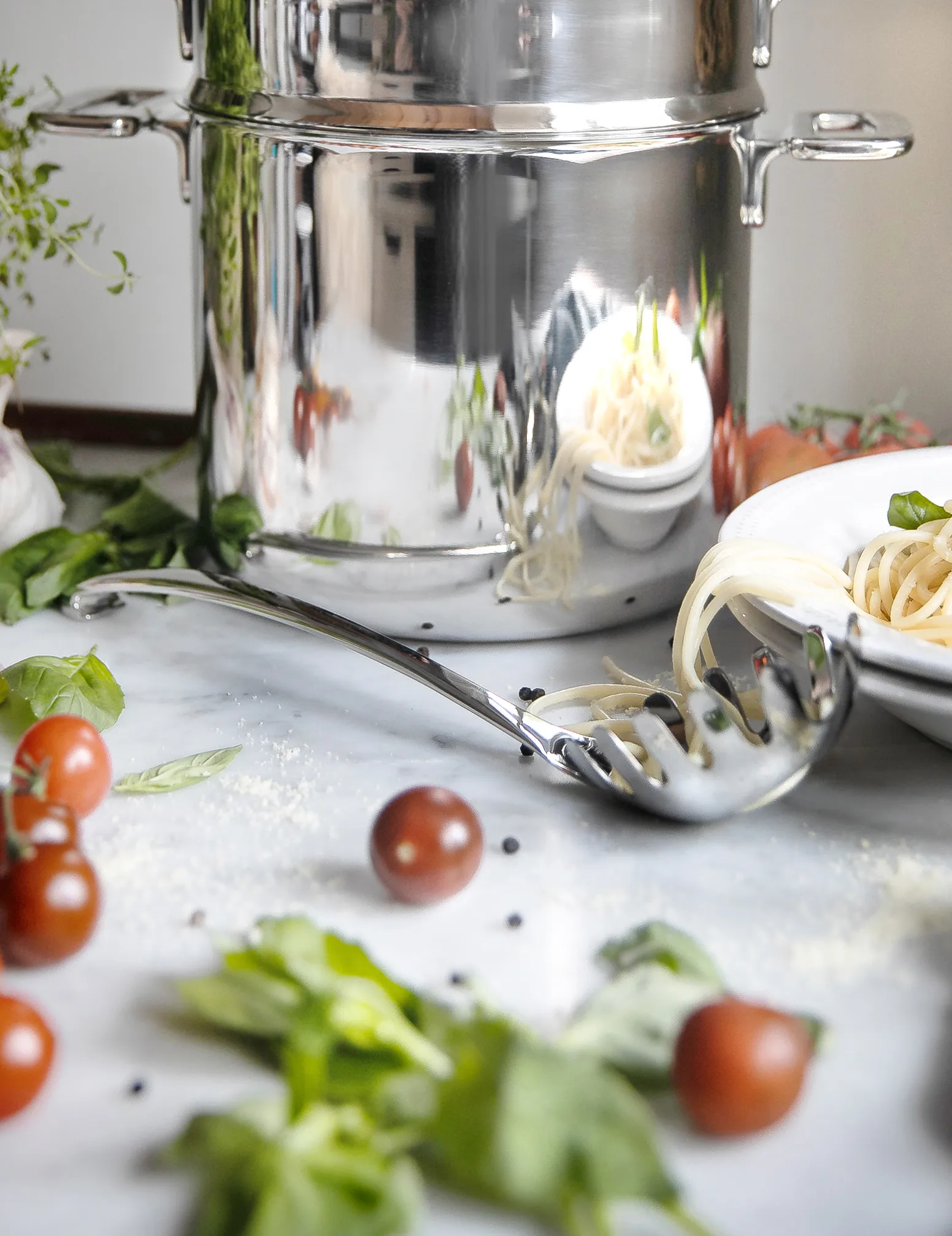 Łyżka do makaronu Robert Welch Signature, Stal nierdzewna Robert Welch