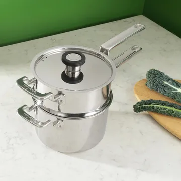 Zestaw do gotowania na parze 316 Series - Stal nierdzewna, 2 części - Robert Welch