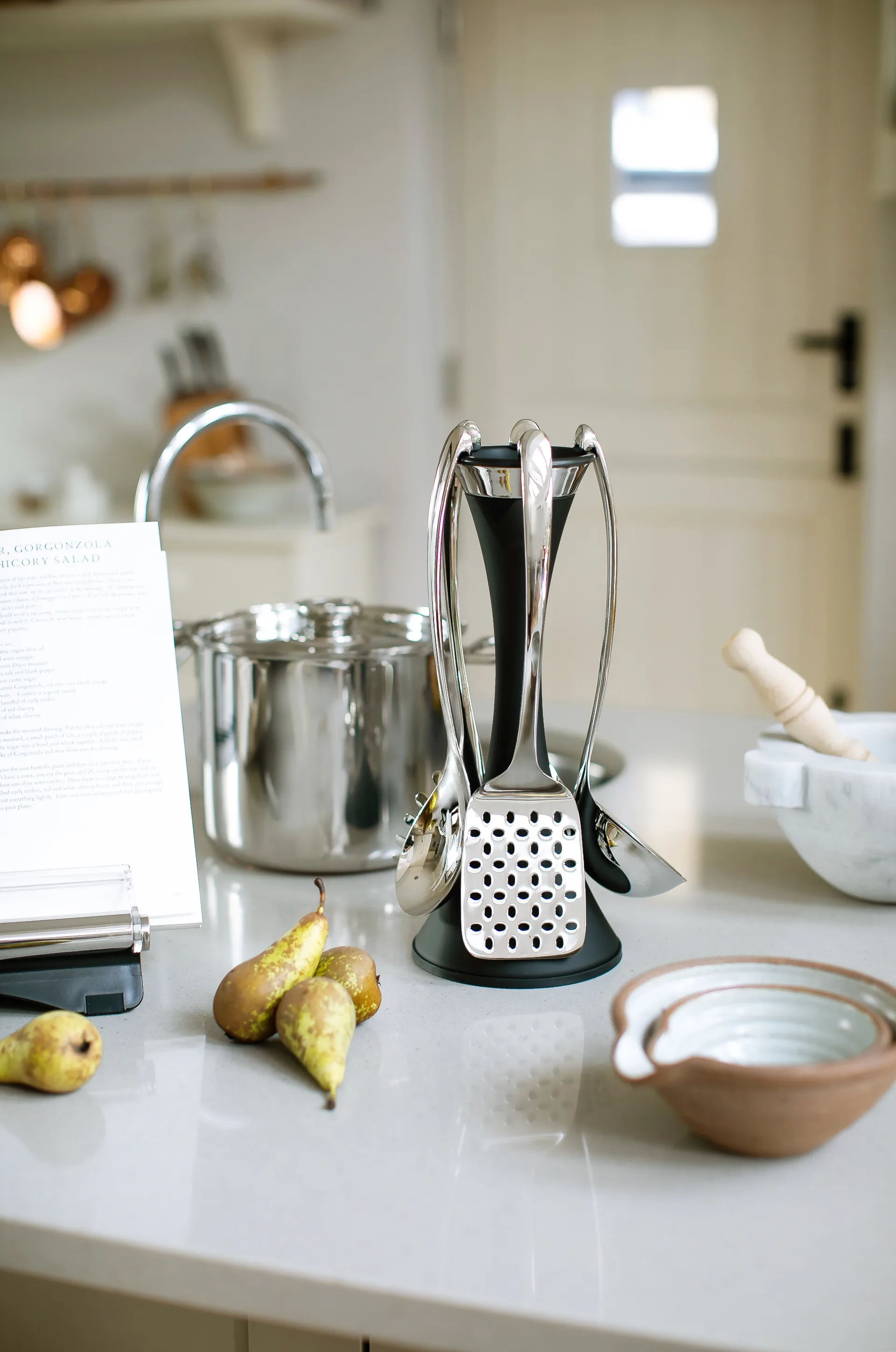 Zestaw przyborów kuchennych Robert Welch Signature, 6 części, Czarny Robert Welch