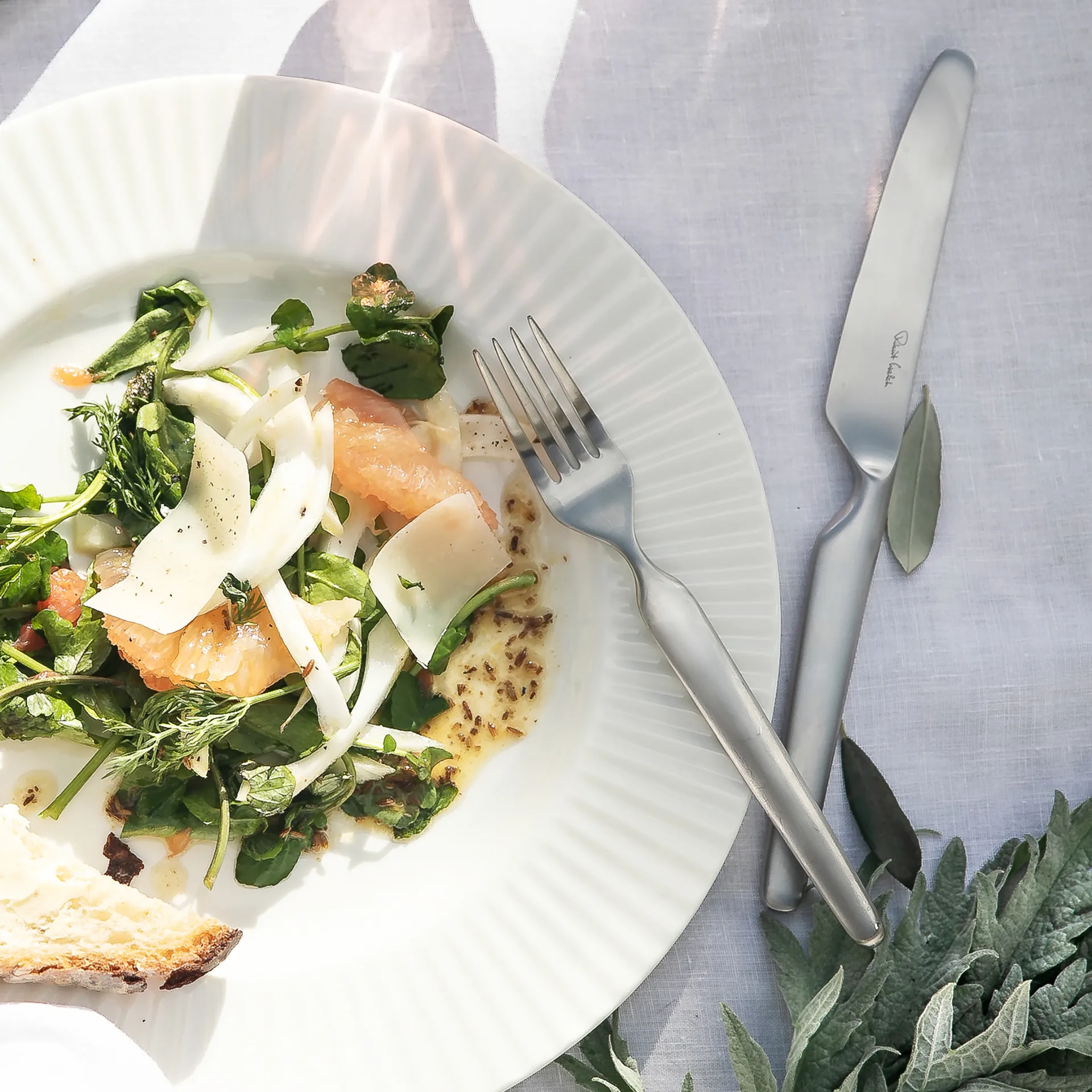 Zestaw sztućców Bergen matowy, 24 części Robert Welch